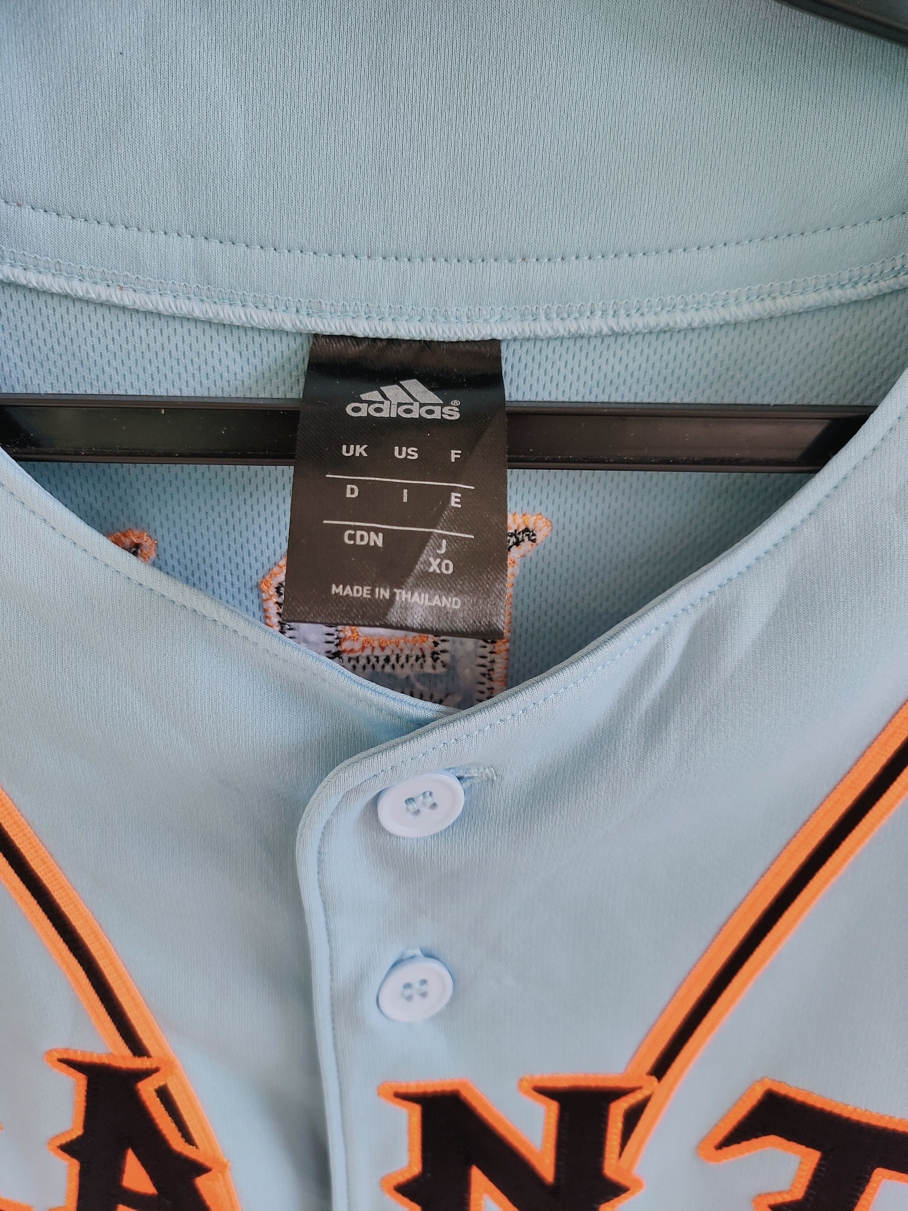 Adidas GIANTS baseball jersey by ADIDAS Size US L / EU 52-54 / 3 - 5 Thumbnail