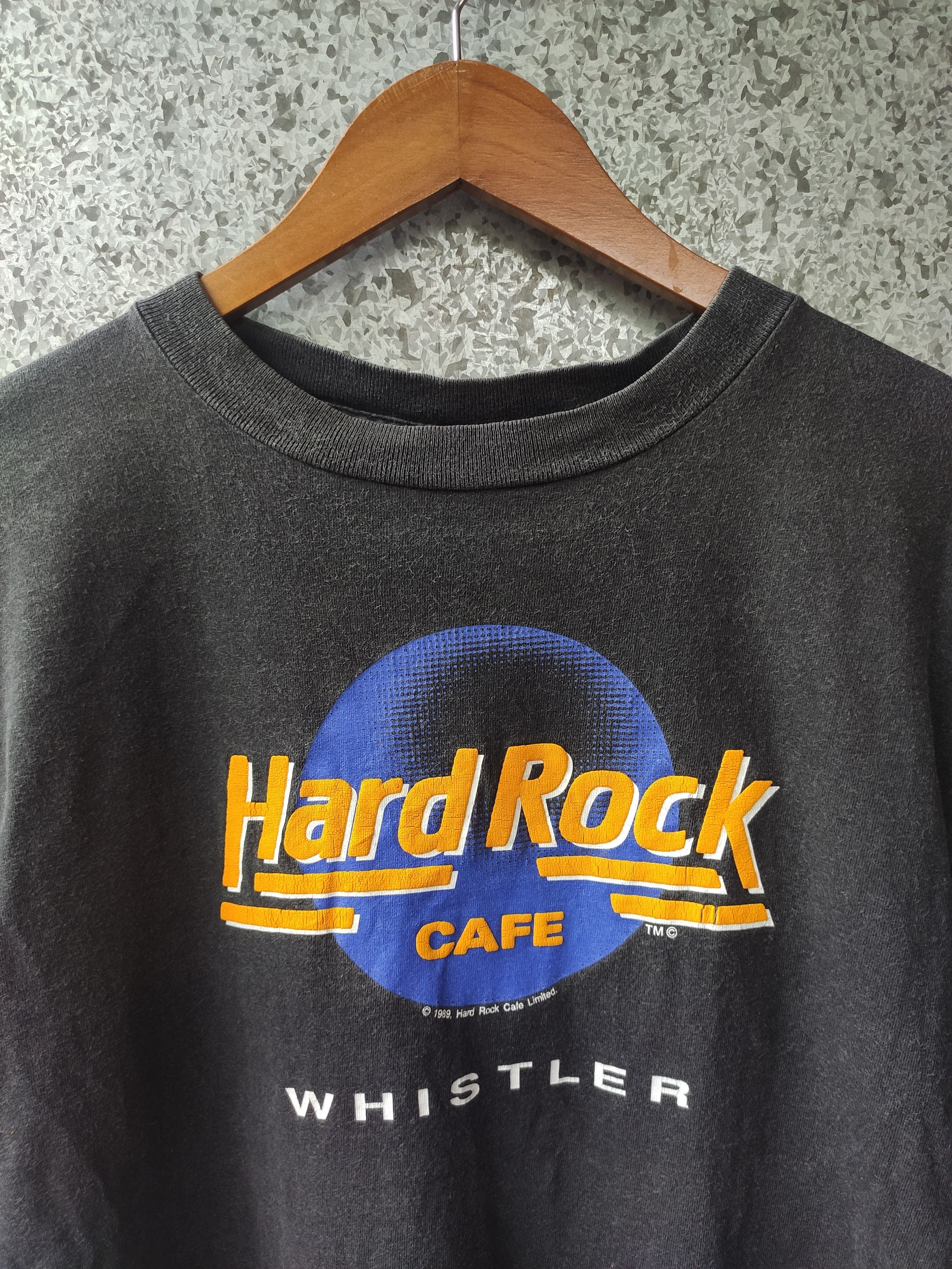 Hard Rock Cafe 🔥Rare Vtg 89 Vintage Hard Rock Cafe t shirt Whistler Canada Size US M / EU 48-50 / 2 - 2 Thumbnail