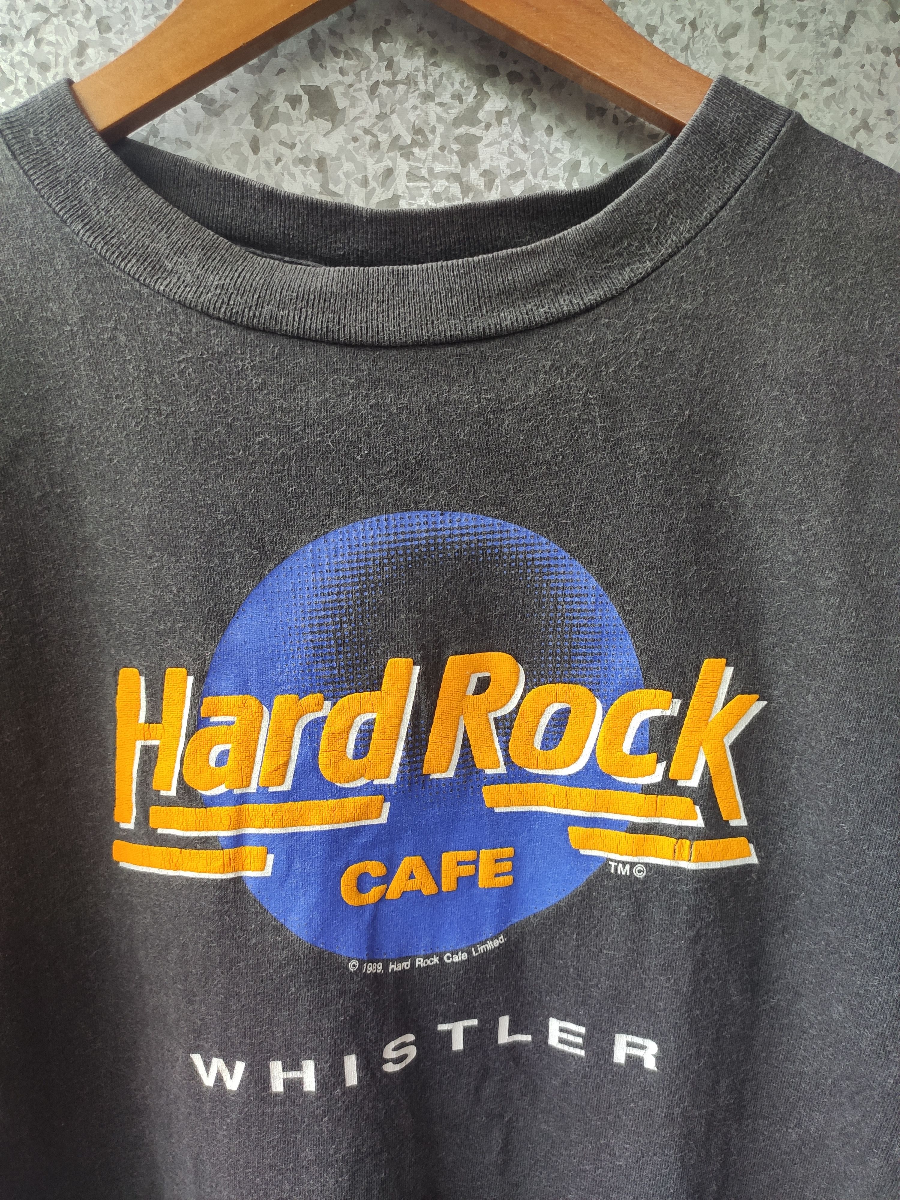 Hard Rock Cafe 🔥Rare Vtg 89 Vintage Hard Rock Cafe t shirt Whistler Canada Size US M / EU 48-50 / 2 - 6 Thumbnail