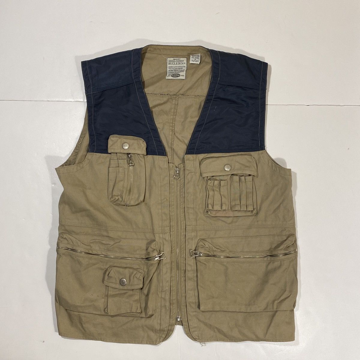 Bugle Boy × Vintage Vintage Bugle Boy Fishing Vest Size US M / EU 48-50 / 2 - 1 Thumbnail