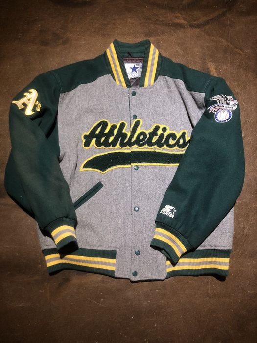 Vintage Vintage MLB Athletics Wool Starter bomber/varsity jacket | Grailed