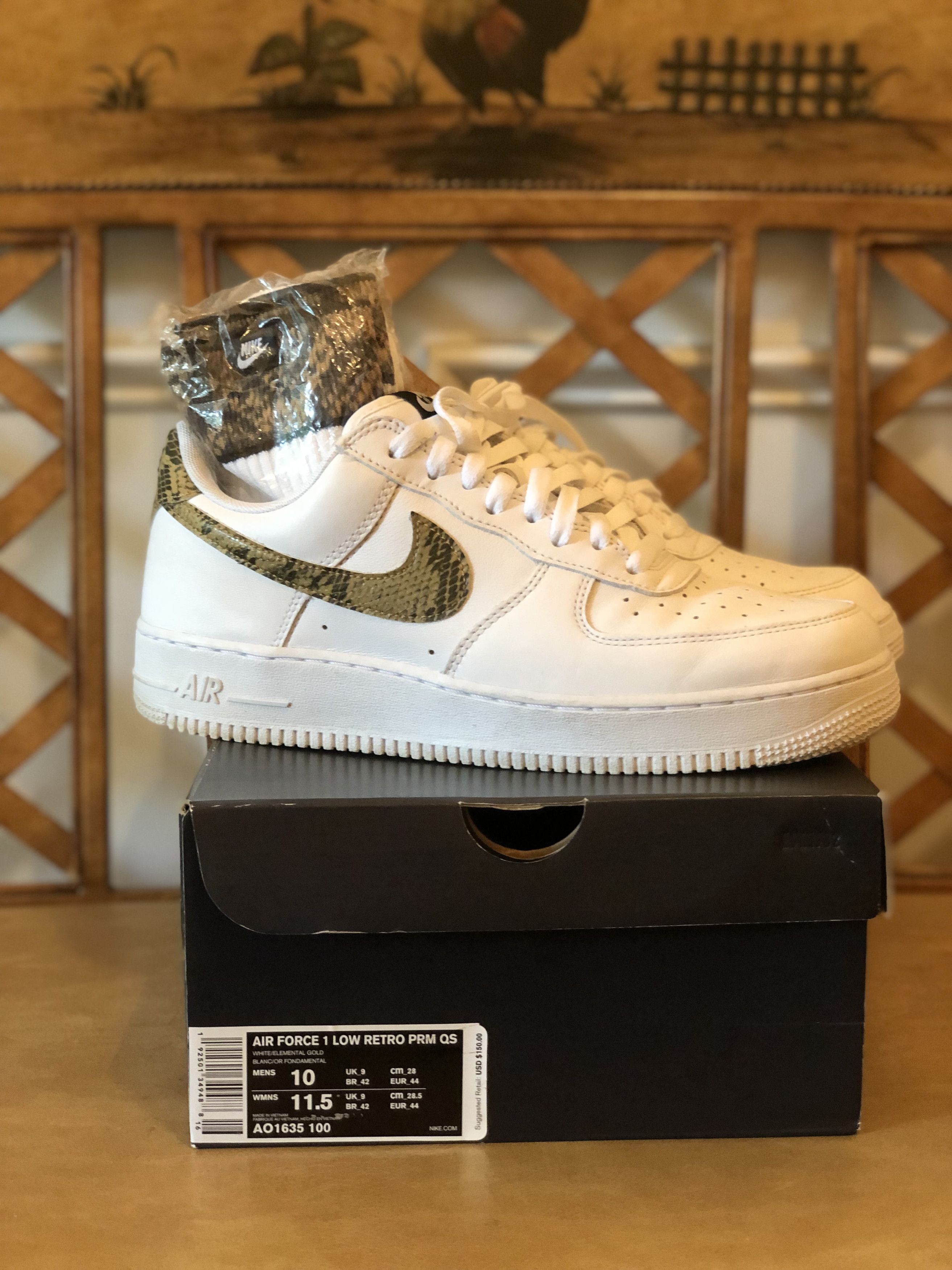 Air force 1 on sale ivory snake uk