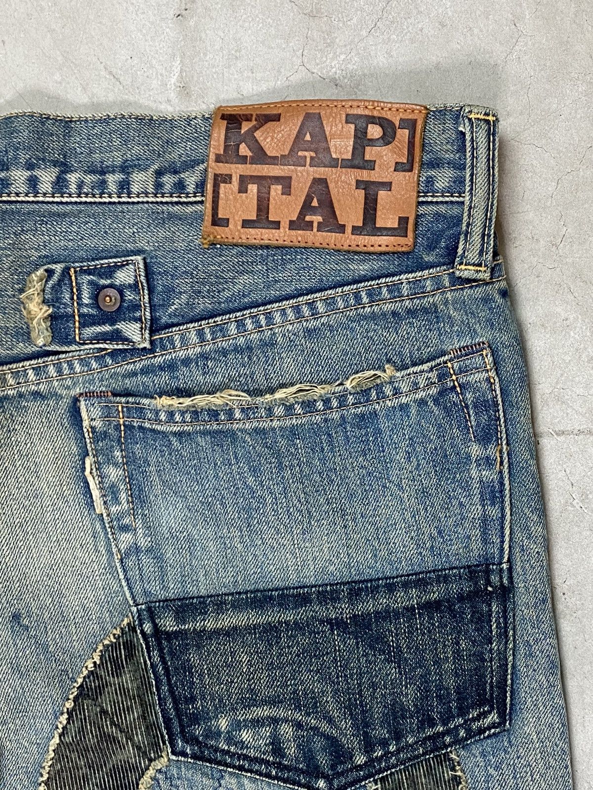 Kapital Kapital Leopard Patchwork Denim Jeans Size US 34 / EU 50 - 9 Thumbnail