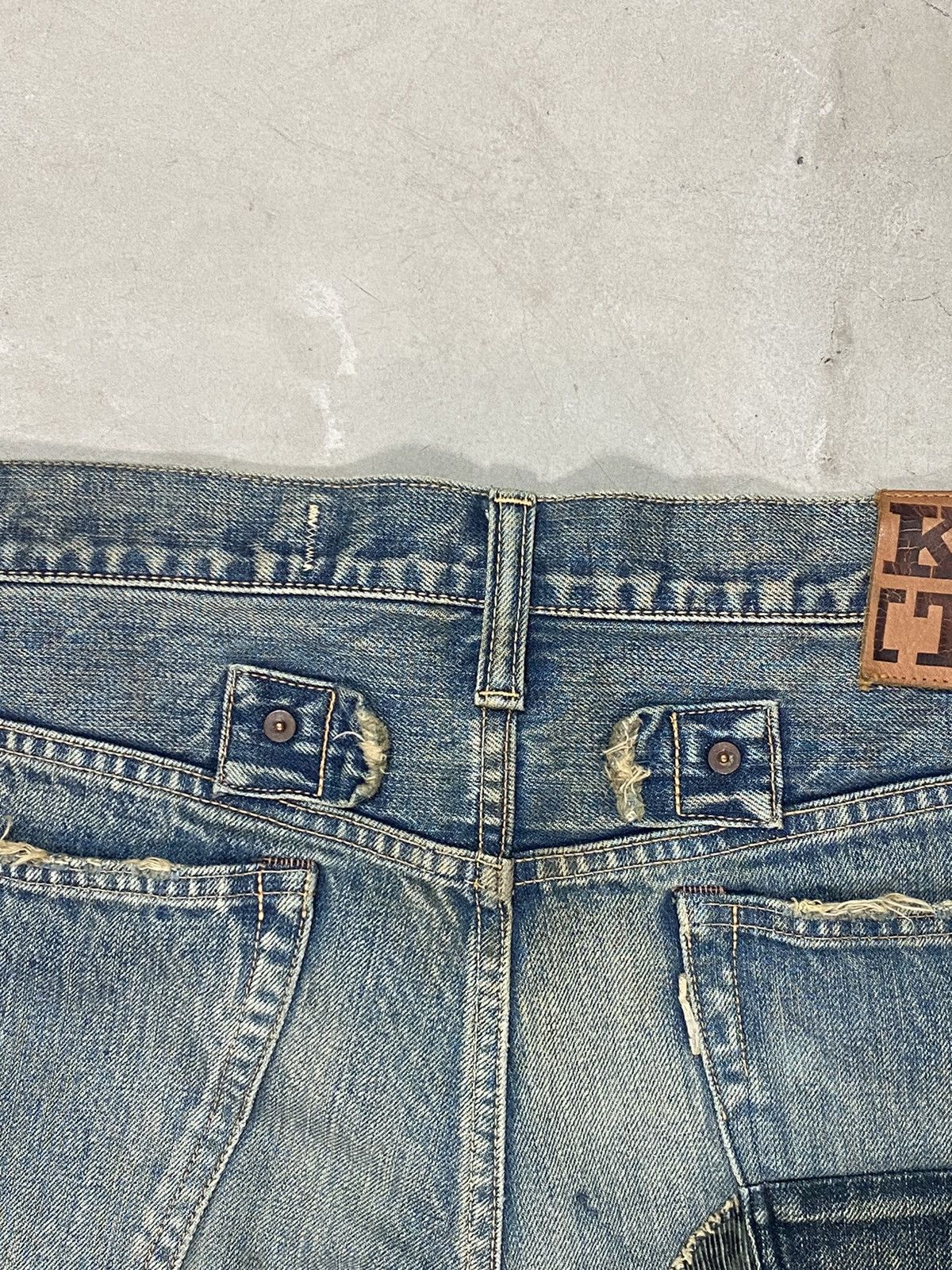 Kapital Kapital Leopard Patchwork Denim Jeans Size US 34 / EU 50 - 10 Thumbnail