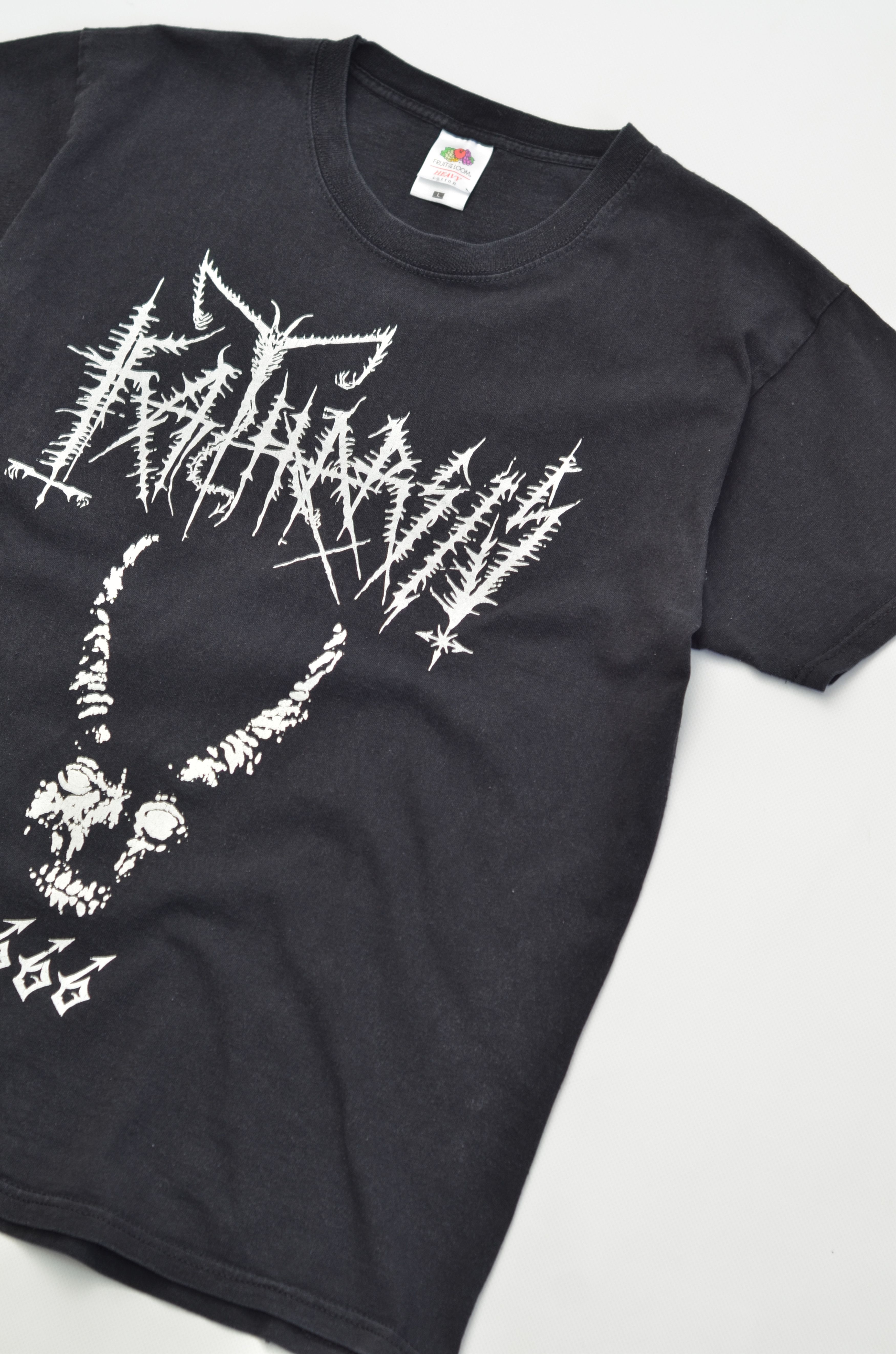 Band Tees × Vintage KATHARSIS 666 Vintage Retro Cotton Logo Tee Shirt Size US L / EU 52-54 / 3 - 2 Thumbnail