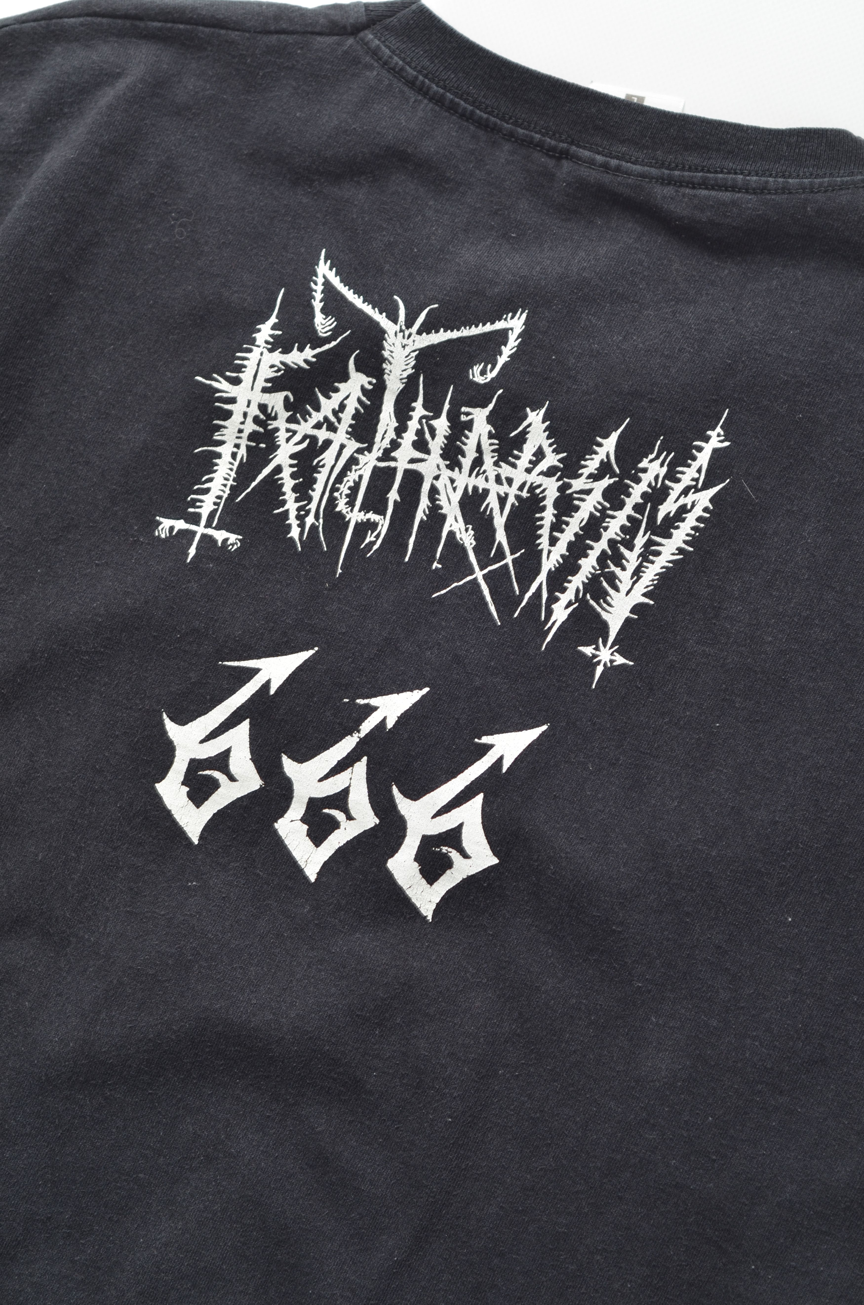 Band Tees × Vintage KATHARSIS 666 Vintage Retro Cotton Logo Tee Shirt Size US L / EU 52-54 / 3 - 5 Thumbnail