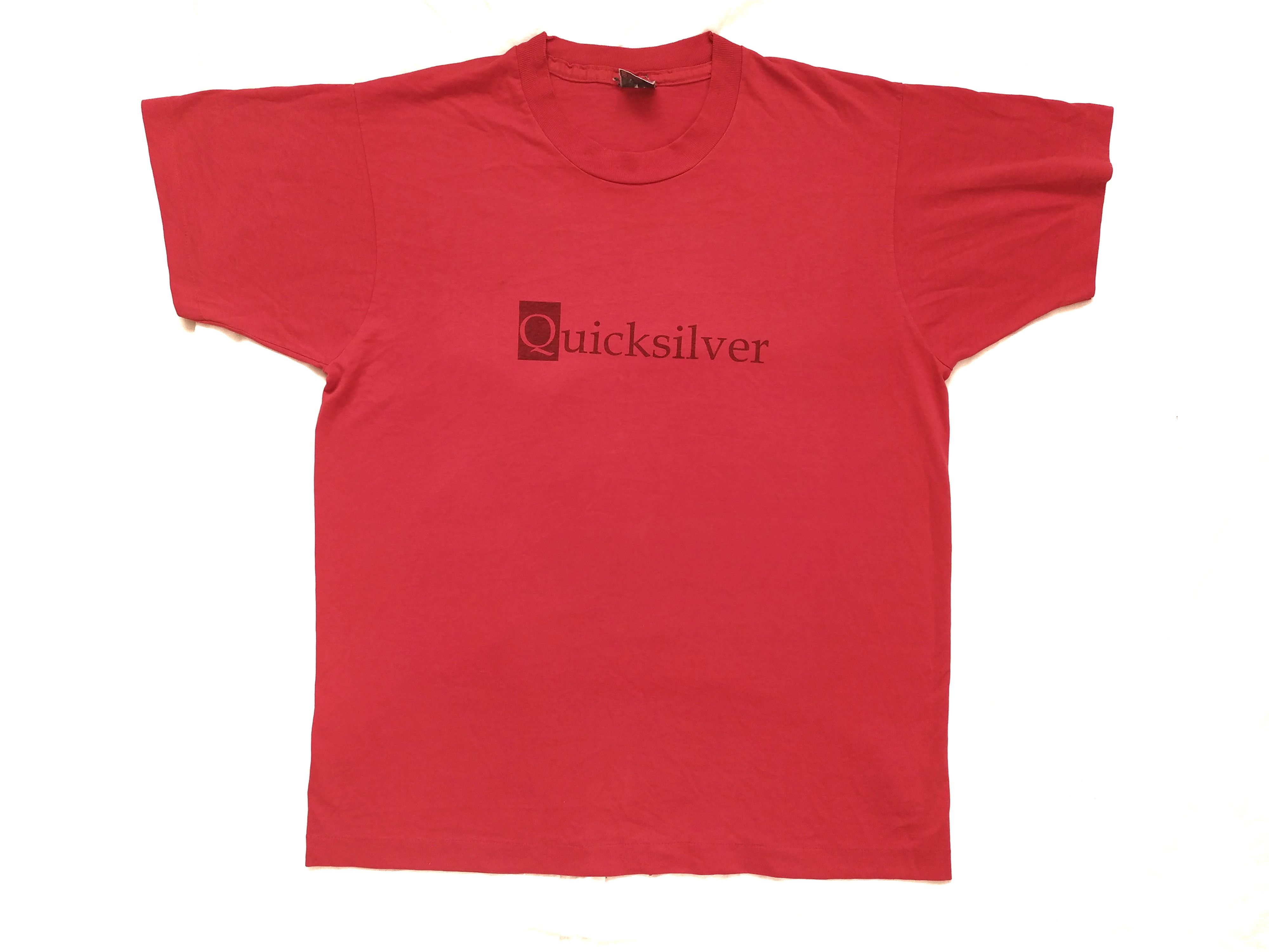 Quicksilver × Vintage Quicksilver 90s rare vintage logo t shirt barrier reef Size US L / EU 52-54 / 3 - 1 Thumbnail
