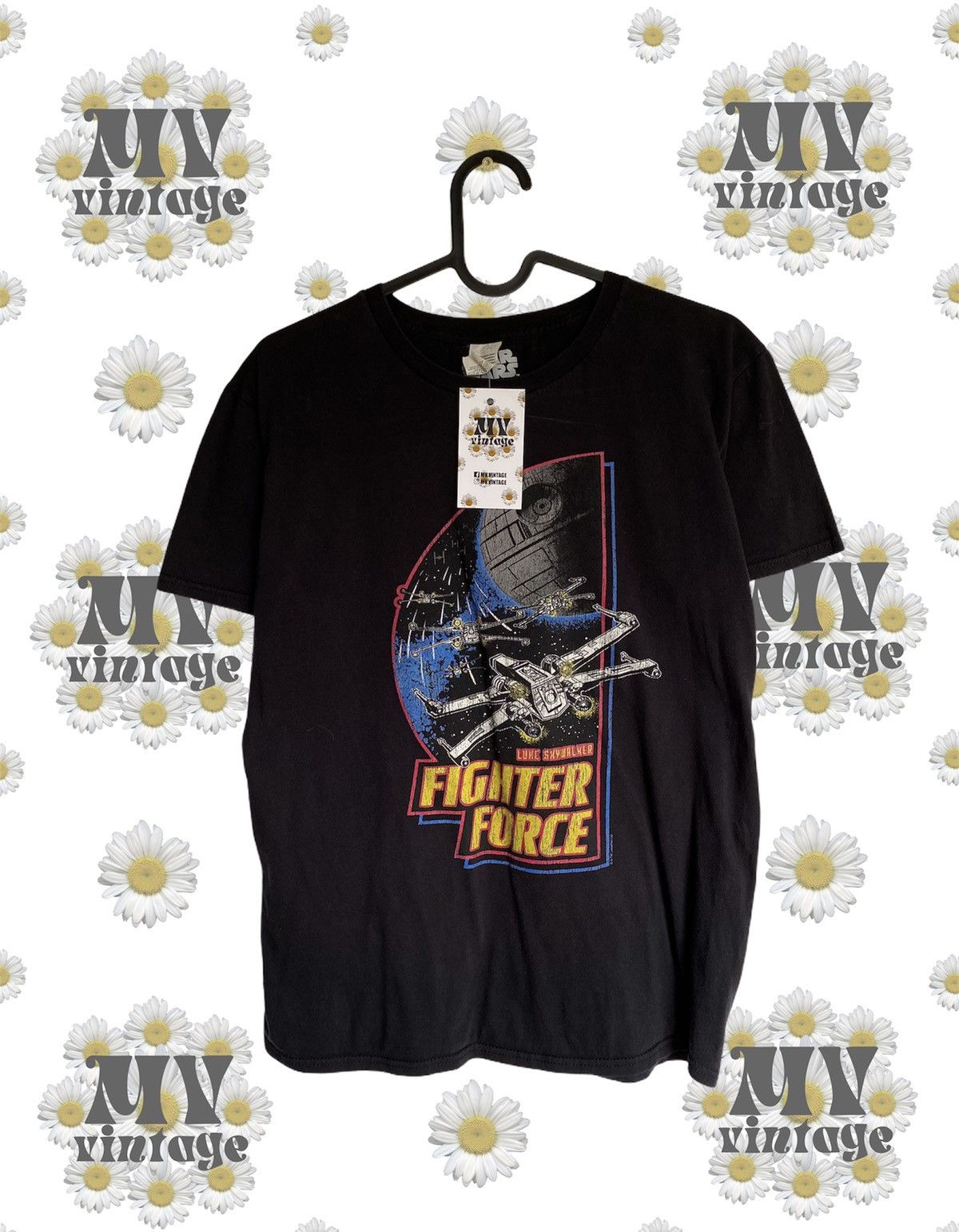 Star Wars × Vintage *FINAL DROP* Star Wars 00s Fighter Force Tee Movie Cartoon Size US S / EU 44-46 / 1 - 1 Thumbnail