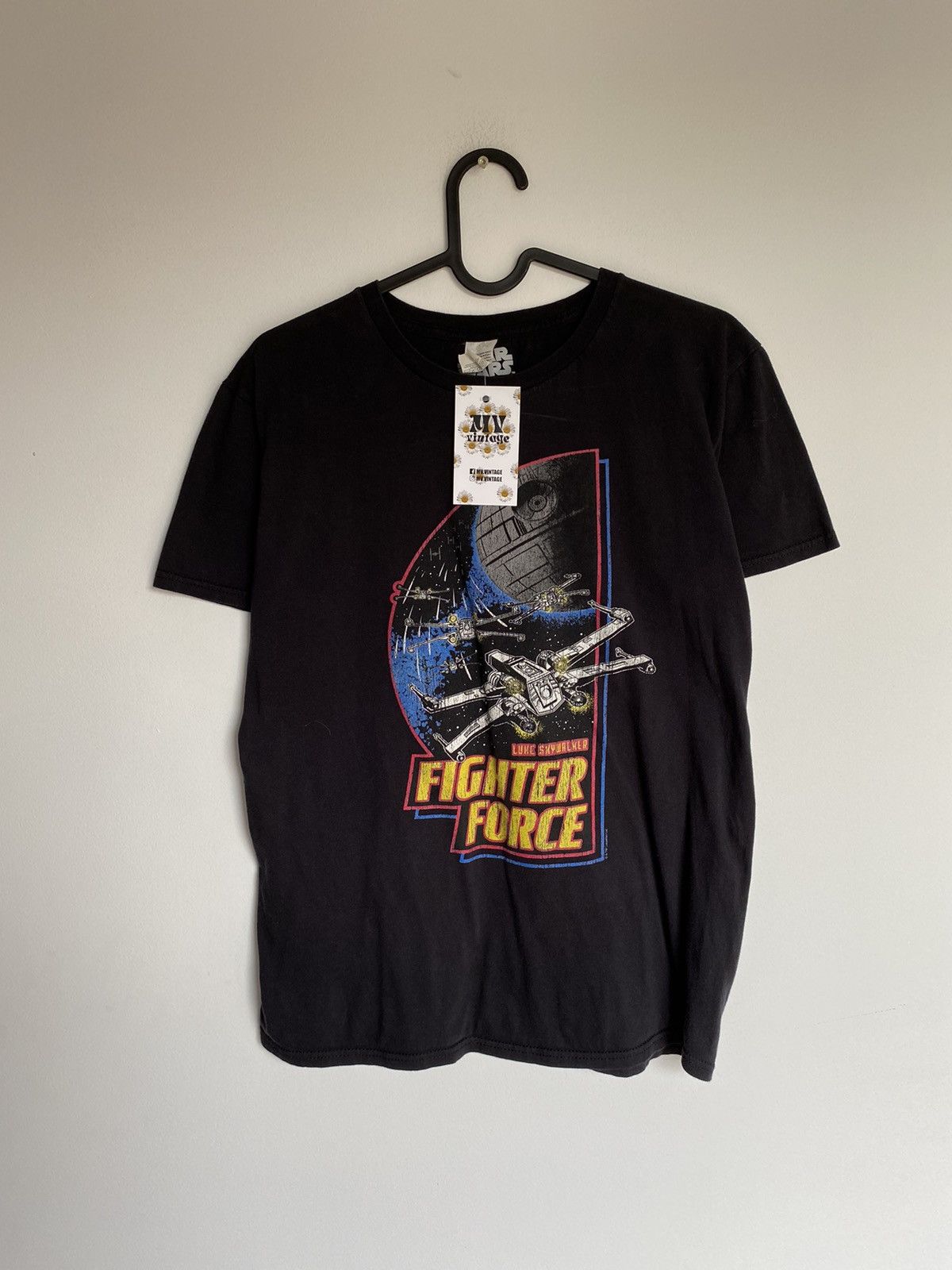 Star Wars × Vintage *FINAL DROP* Star Wars 00s Fighter Force Tee Movie Cartoon Size US S / EU 44-46 / 1 - 2 Thumbnail