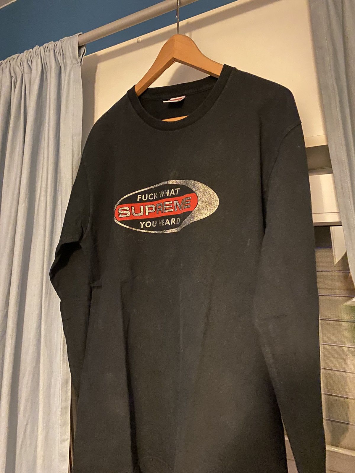 【Supreme】Fuck What You Heard L/S Tee Supreme Fuck What You Heard LS Tee Lime Men's - FW16 - US