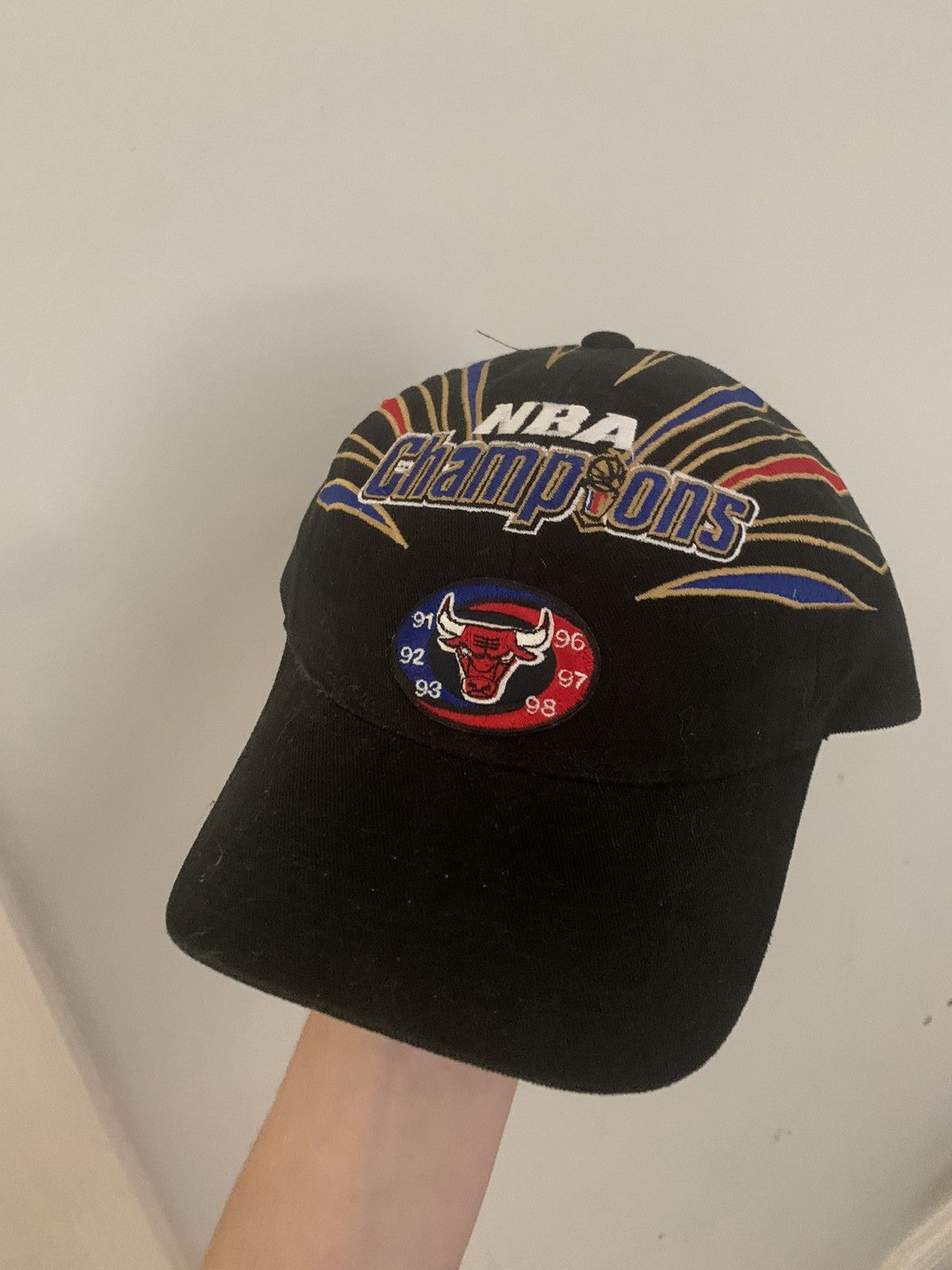 Vintage Vintage 90s Chicago Bulls Starter 6 peat NBA finals hat