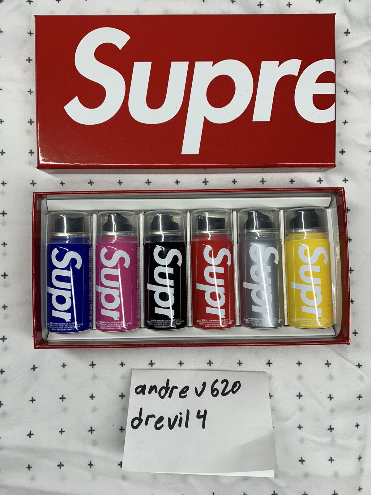 Supreme Supreme x Montana Mini Can Set Size ONE SIZE - 2 Thumbnail