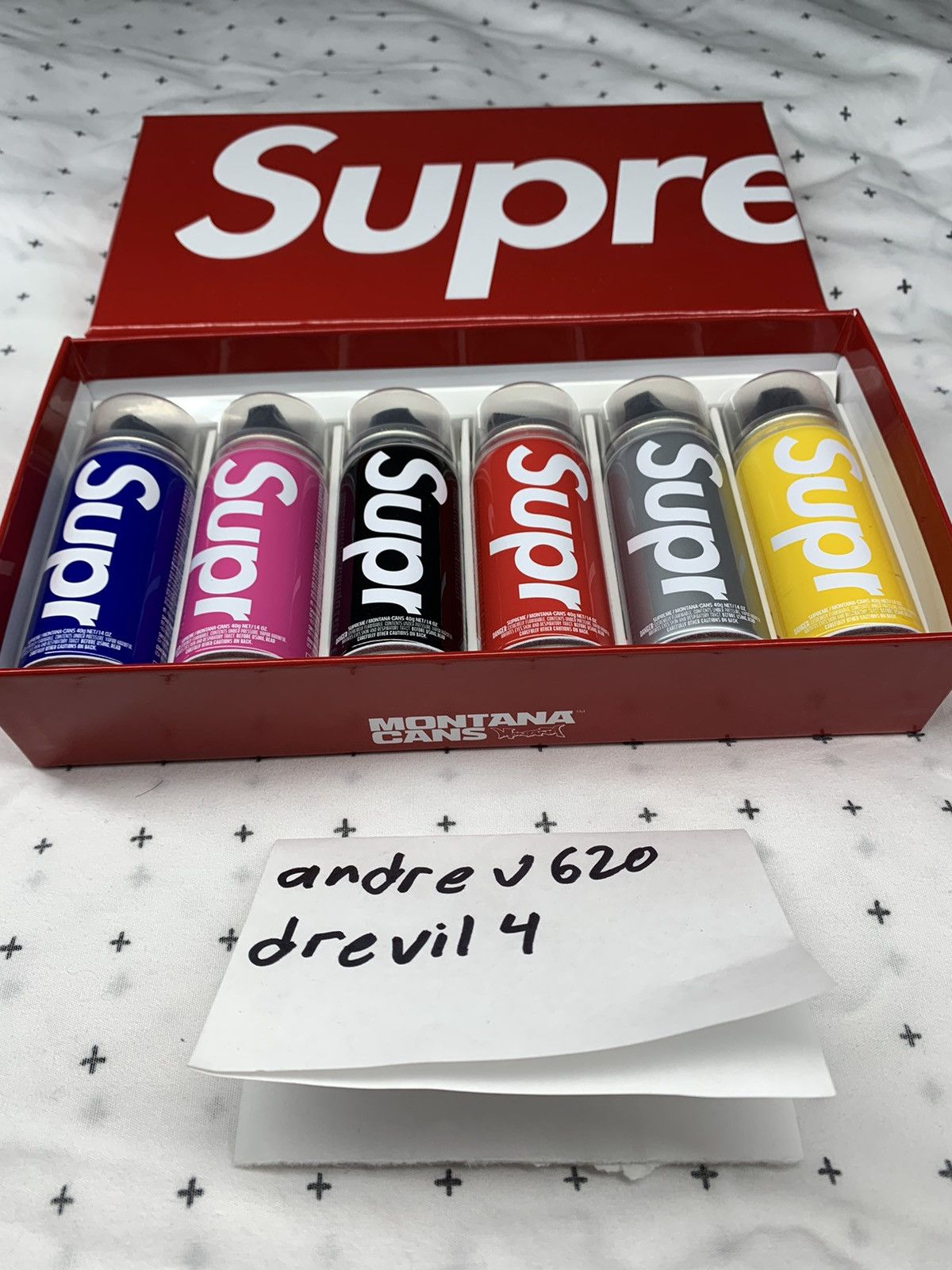Supreme Supreme x Montana Mini Can Set Size ONE SIZE - 3 Thumbnail