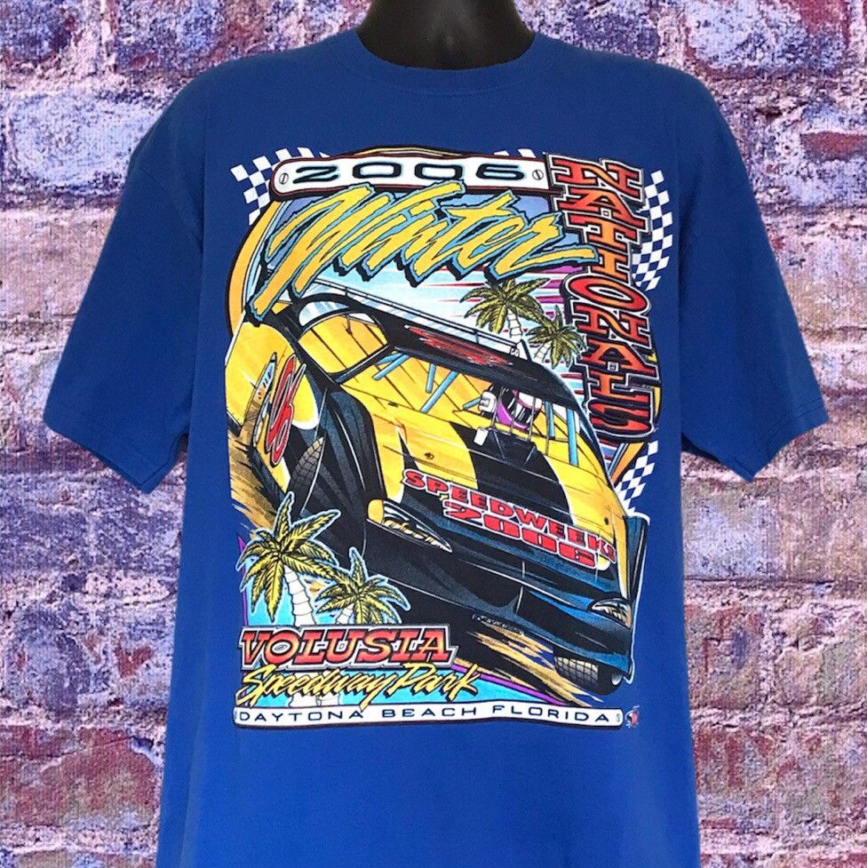 Gildan Winter Nationals Volusia Speedway NASCAR Racing TShirt Grailed