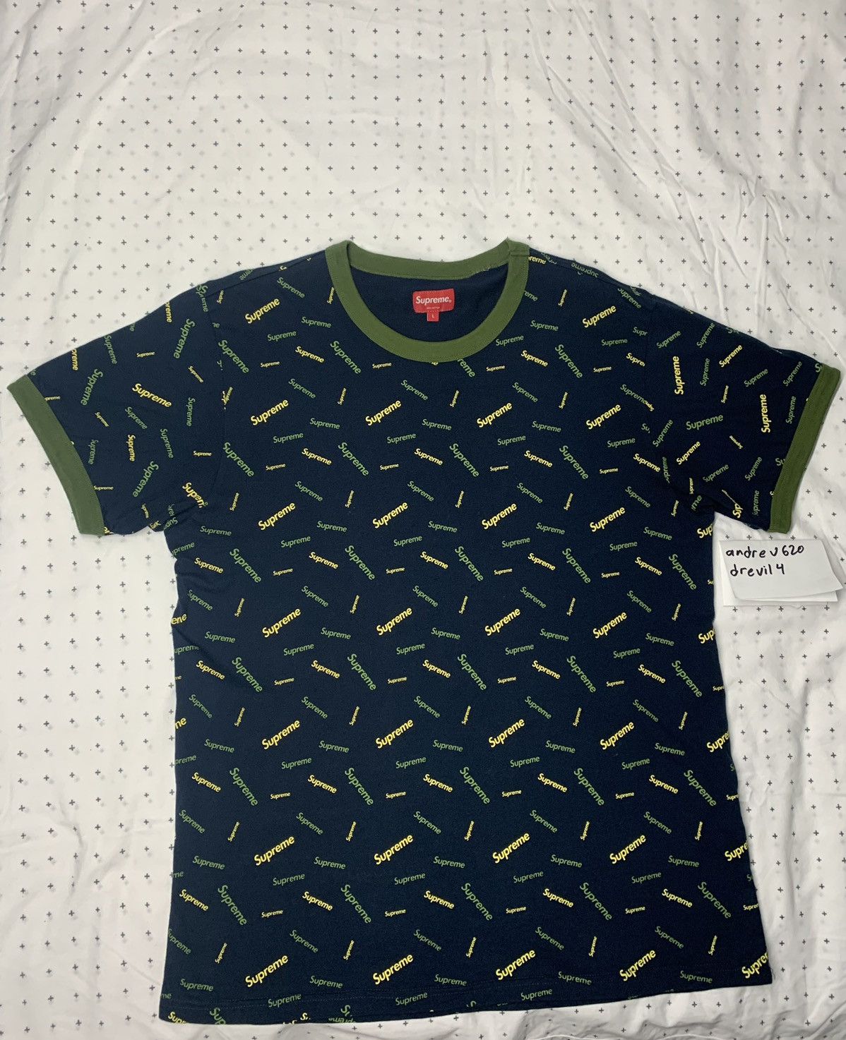 Supreme Scatter Tee | Grailed