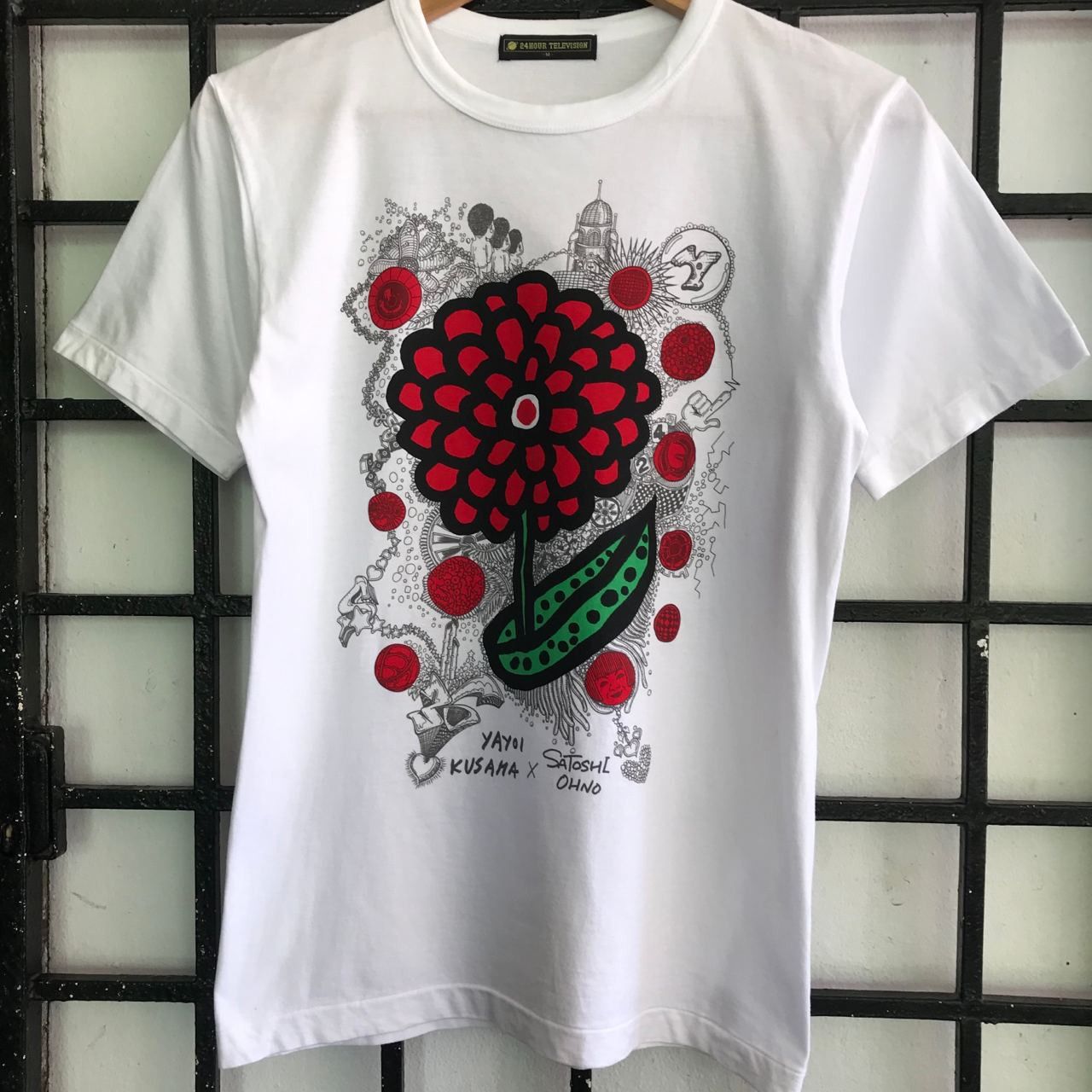 Japanese Brand 🔥 Vintage 90's Yayoi Kusama x Satoshi Ohno Tee Size US S / EU 44-46 / 1 - 1 Thumbnail