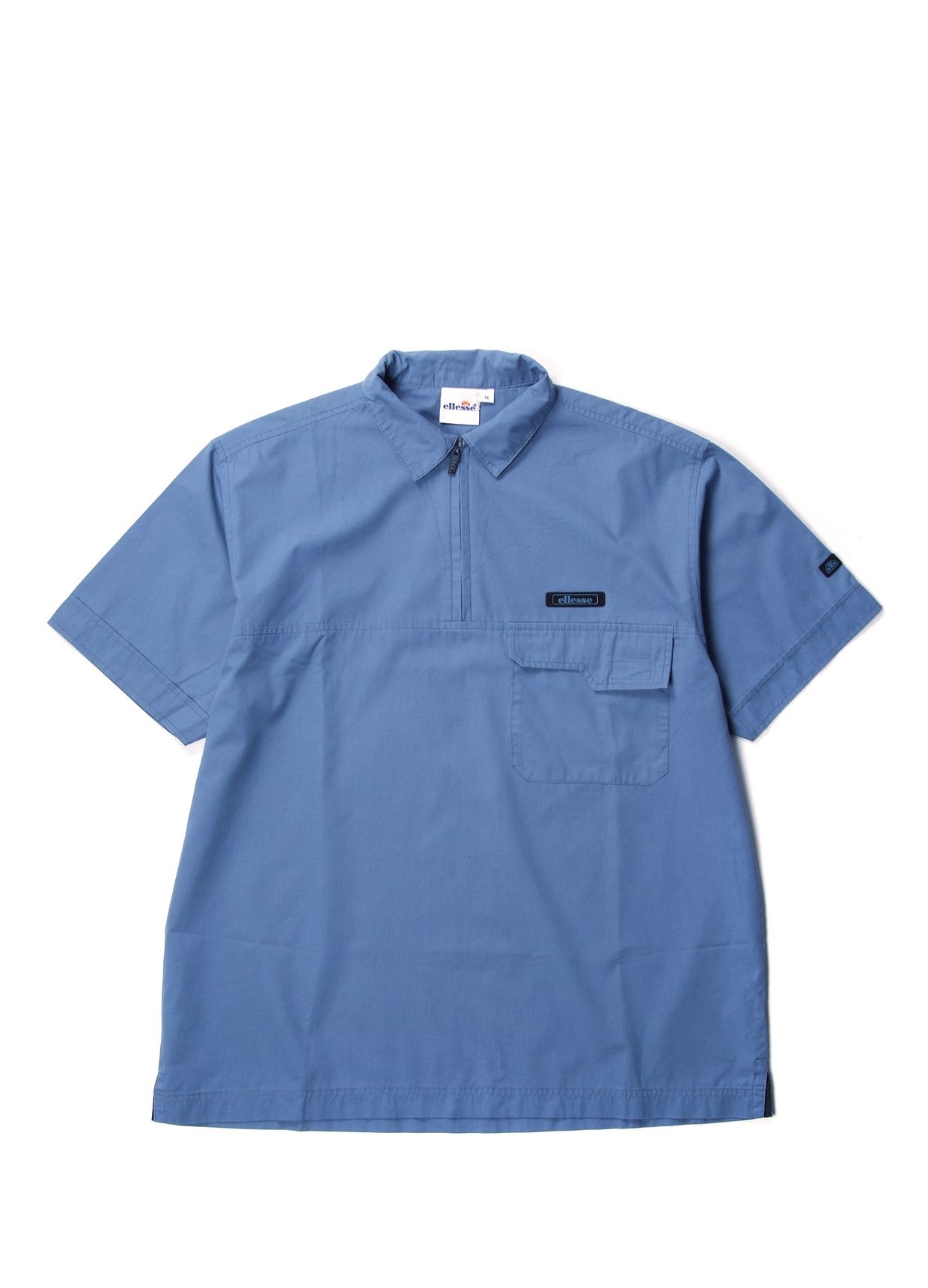 Ellesse × Vintage Ellesse VIntage Zip Up Short Sleeve Shirt Polo Size US M / EU 48-50 / 2 - 1 Thumbnail