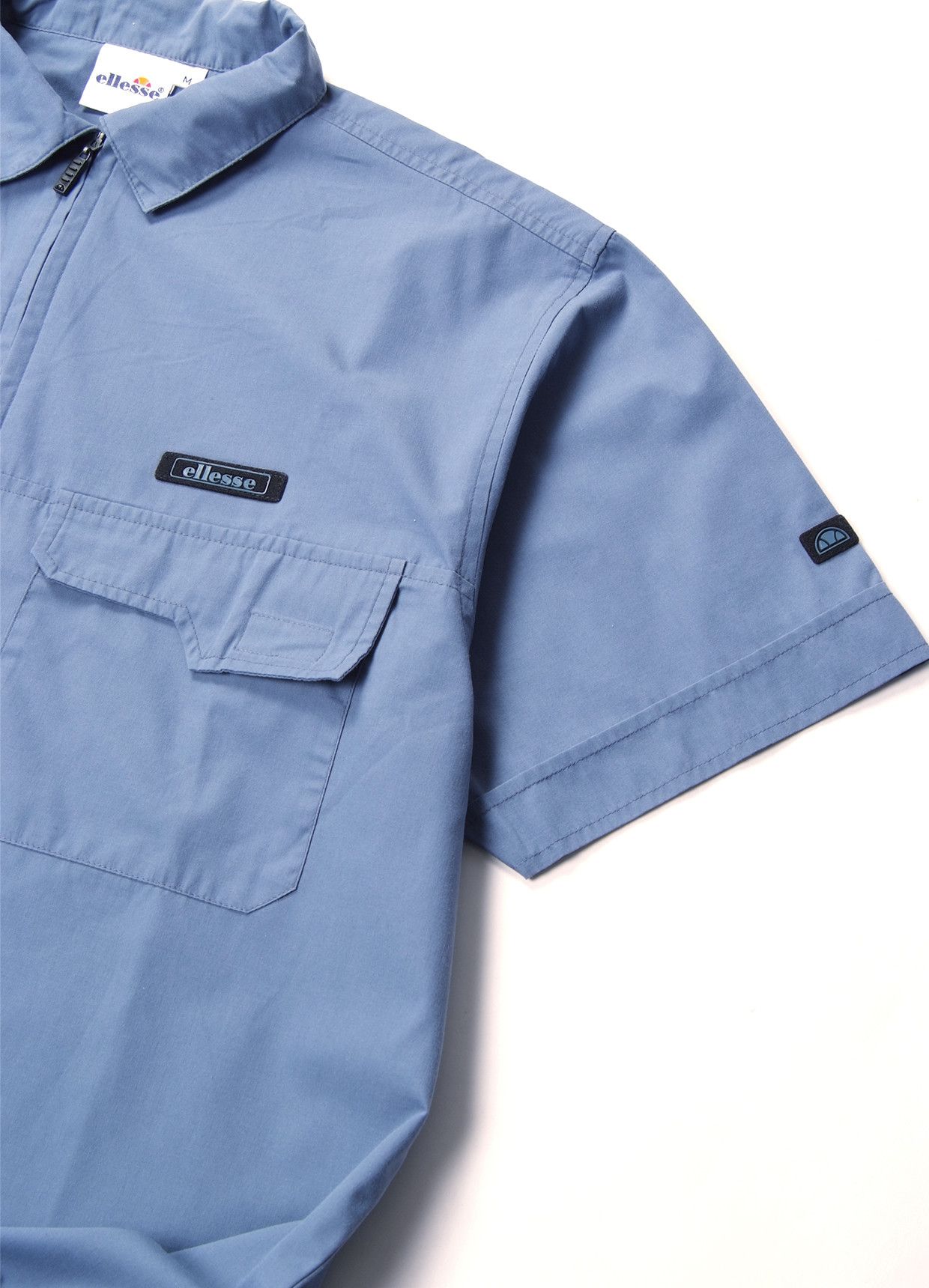 Ellesse × Vintage Ellesse VIntage Zip Up Short Sleeve Shirt Polo Size US M / EU 48-50 / 2 - 3 Thumbnail