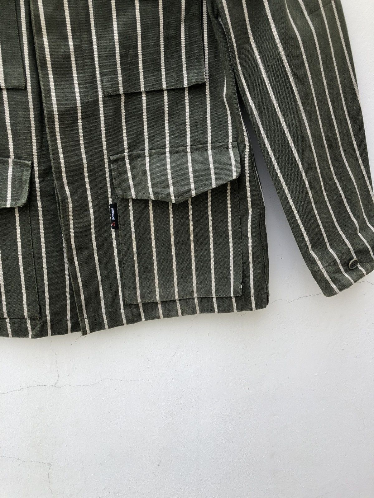 Vintage Japan Brand SOCOM Union Space Striped Field Jacket Size US M / EU 48-50 / 2 - 6 Thumbnail