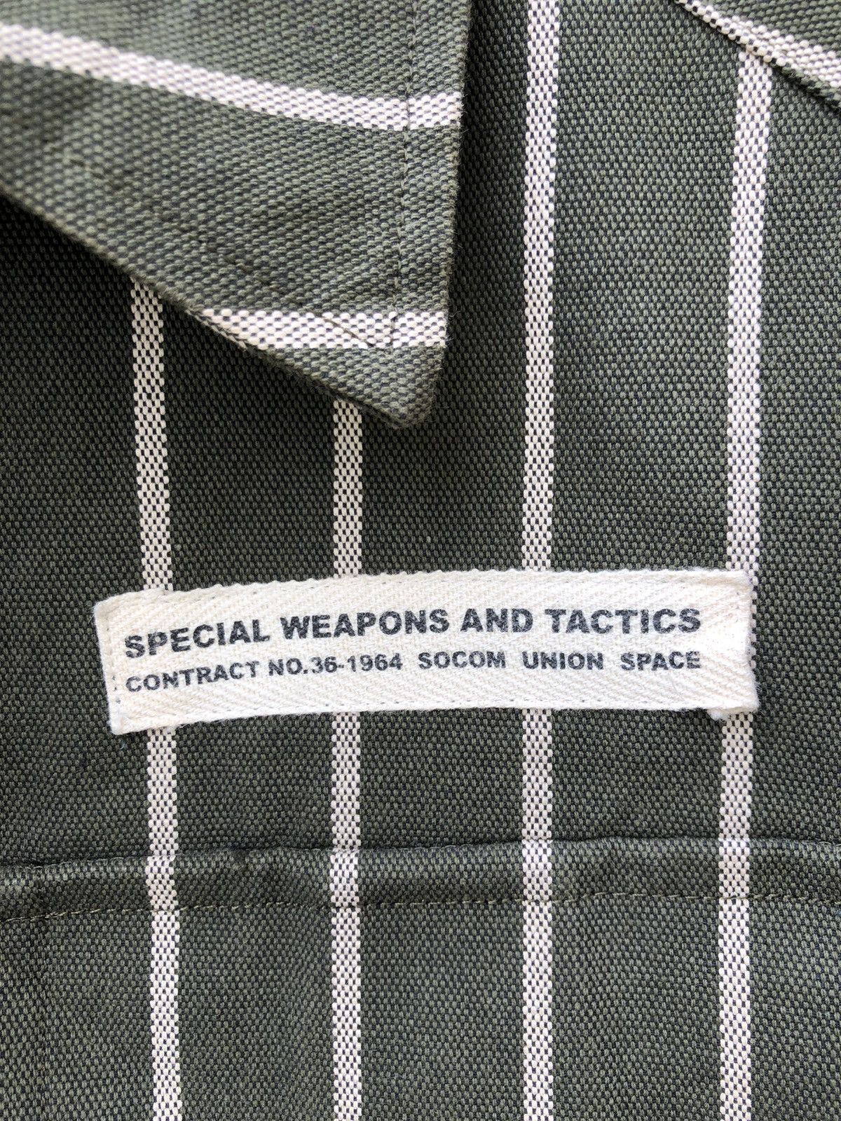 Vintage Japan Brand SOCOM Union Space Striped Field Jacket Size US M / EU 48-50 / 2 - 7 Thumbnail