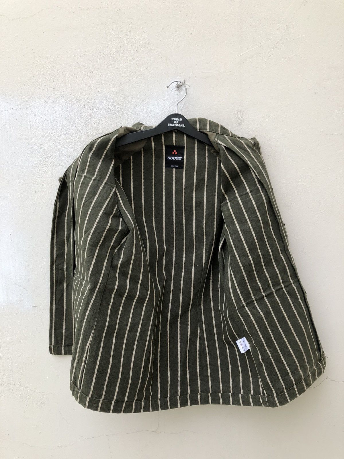 Vintage Japan Brand SOCOM Union Space Striped Field Jacket Size US M / EU 48-50 / 2 - 9 Thumbnail