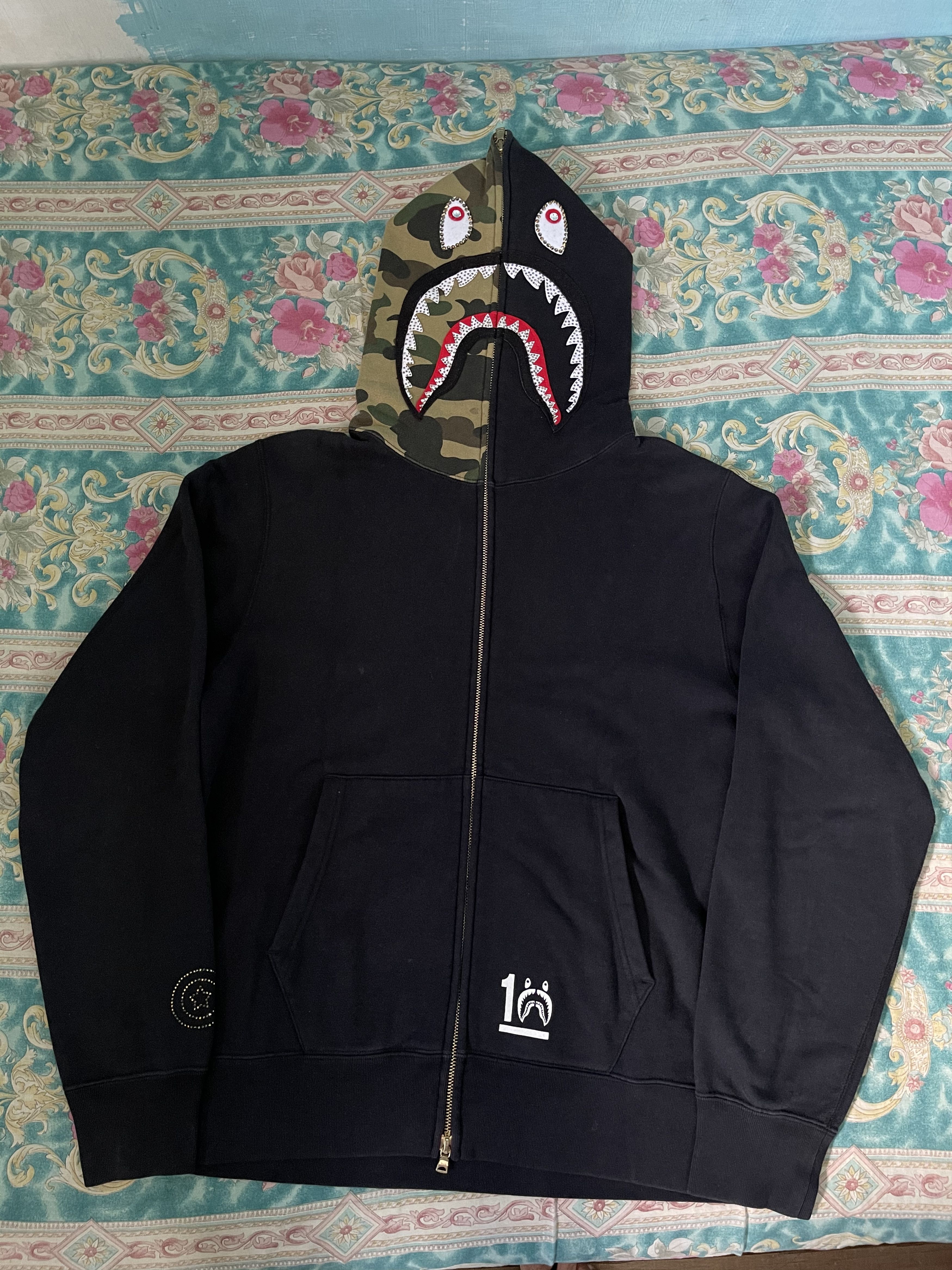 Bape 10th anniversary hoodie shop