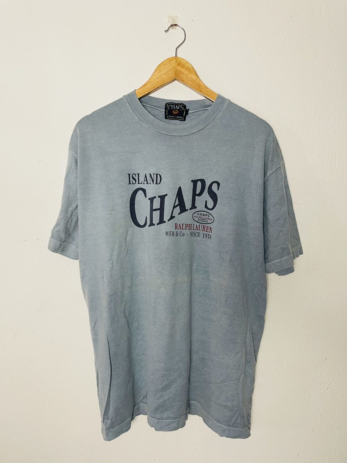 vintage chaps ralph lauren t-shirt size L