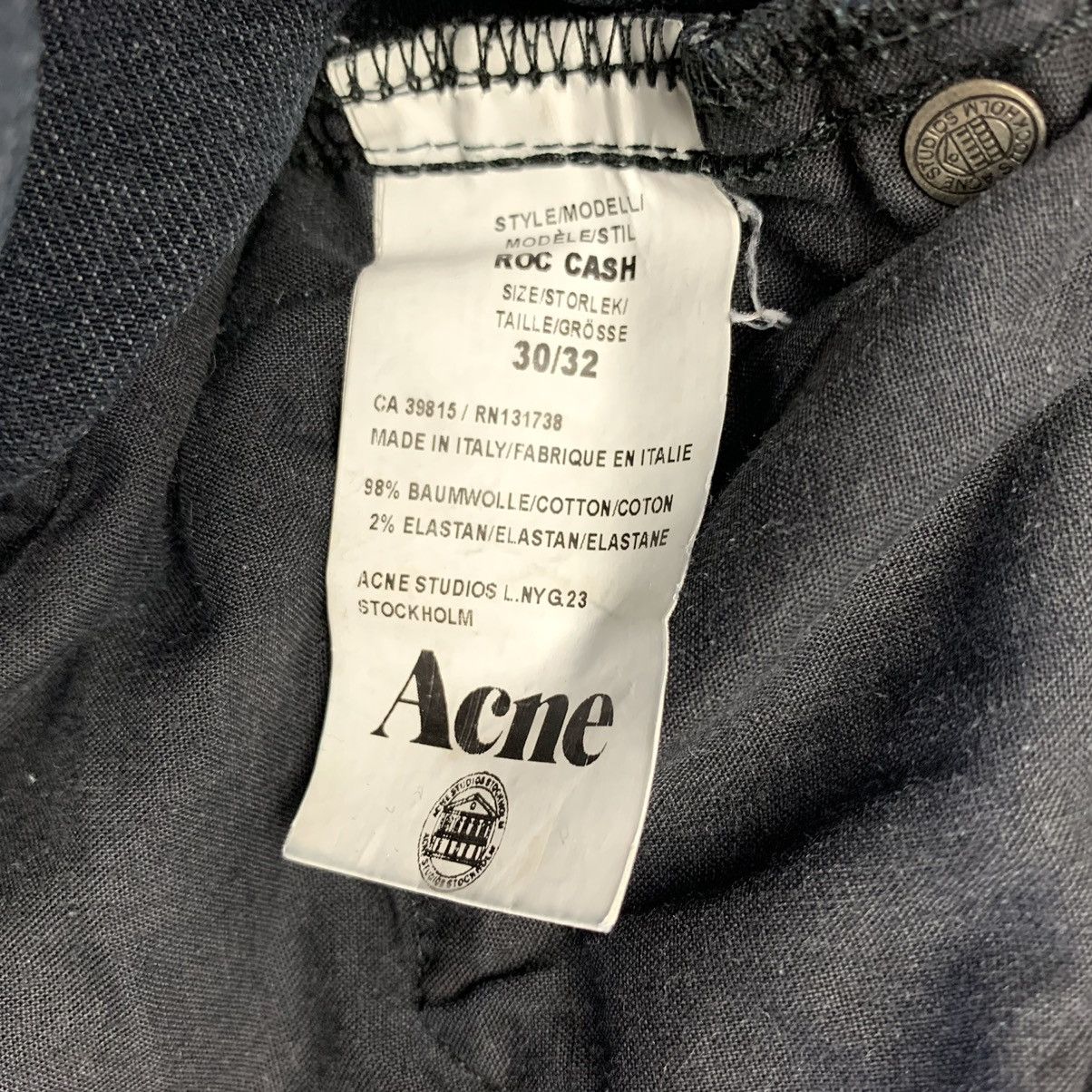 Acne Studios Acne Roc Cash Dark Grey Jeans Size US 30 / EU 46 - 5 Thumbnail