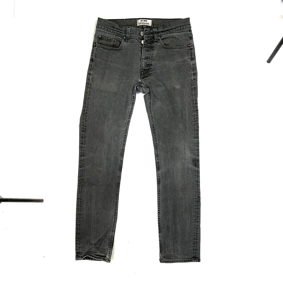 Acne Studios Acne Roc Cash Dark Grey Jeans Size US 30 / EU 46 - 1 Thumbnail
