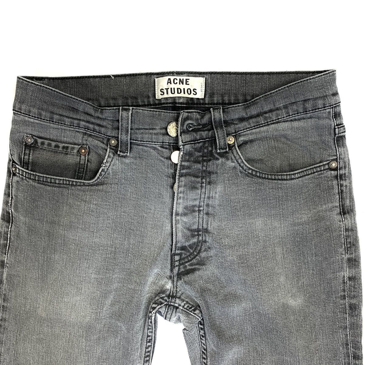Acne Studios Acne Roc Cash Dark Grey Jeans Size US 30 / EU 46 - 3 Thumbnail
