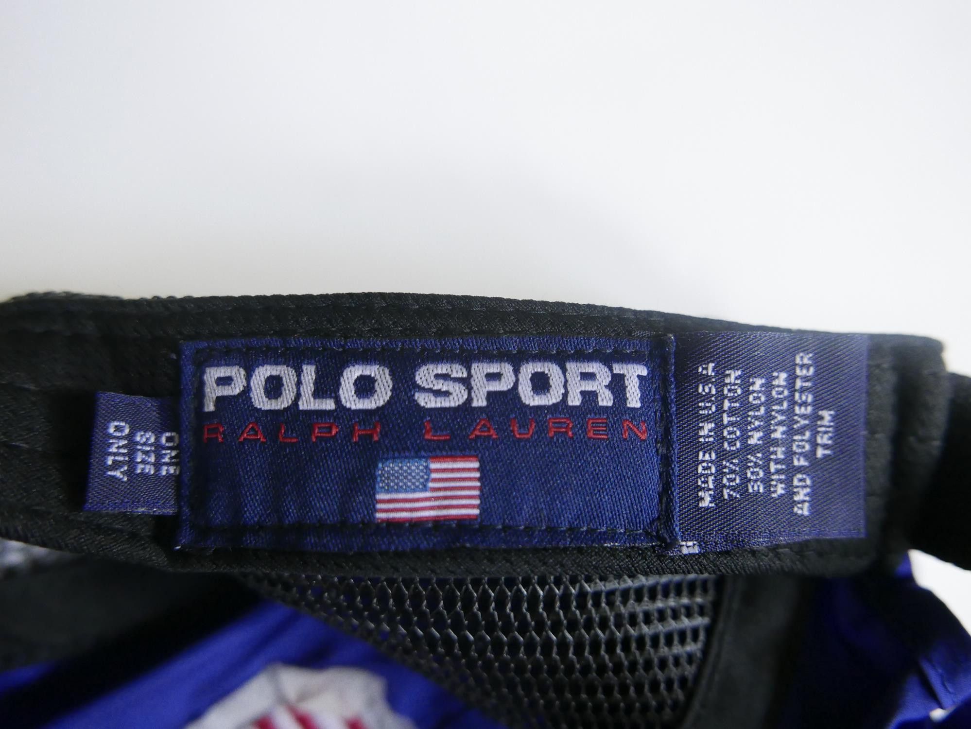 Polo Ralph Lauren Ralph Lauren Polo Sport Cap Hat 5 Panel USA Vintage NEW Size ONE SIZE - 3 Thumbnail