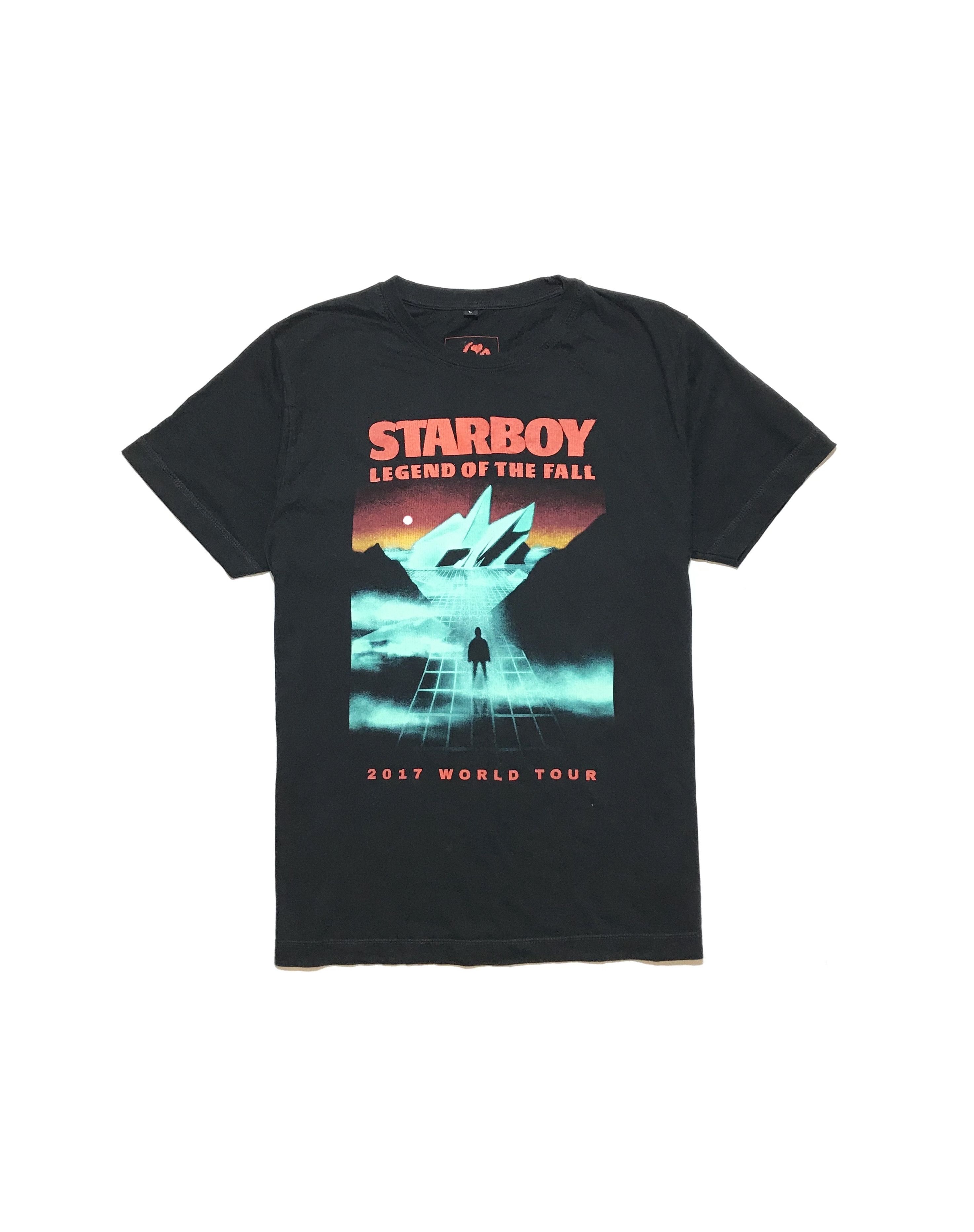 The Weeknd Starboy legend of the fall / Merch world tour 2017 t-shirt ...