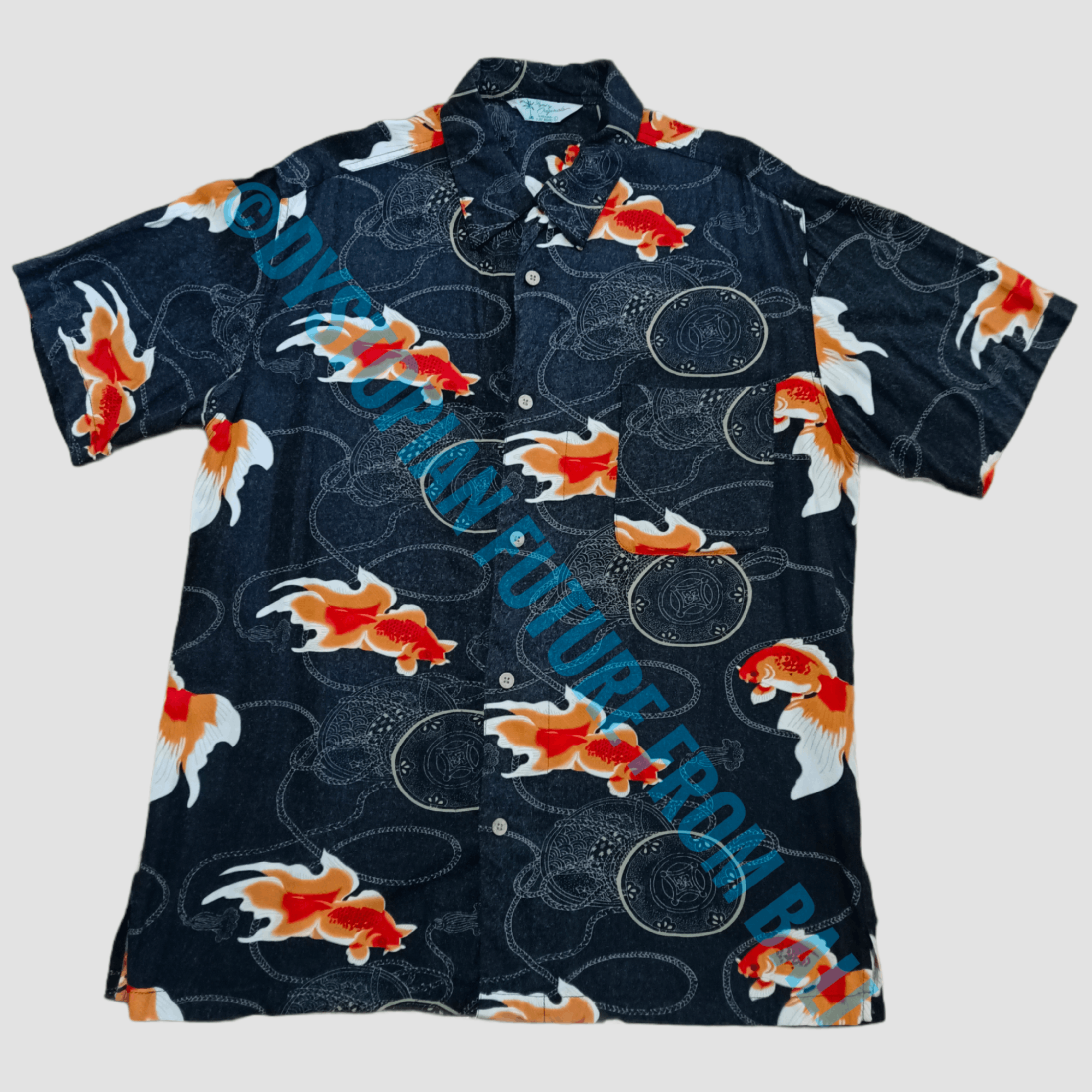 Vintage Vintage Styled By Originals Hawaiian Surf Goldfish Shirt Size US L / EU 52-54 / 3 - 1 Preview