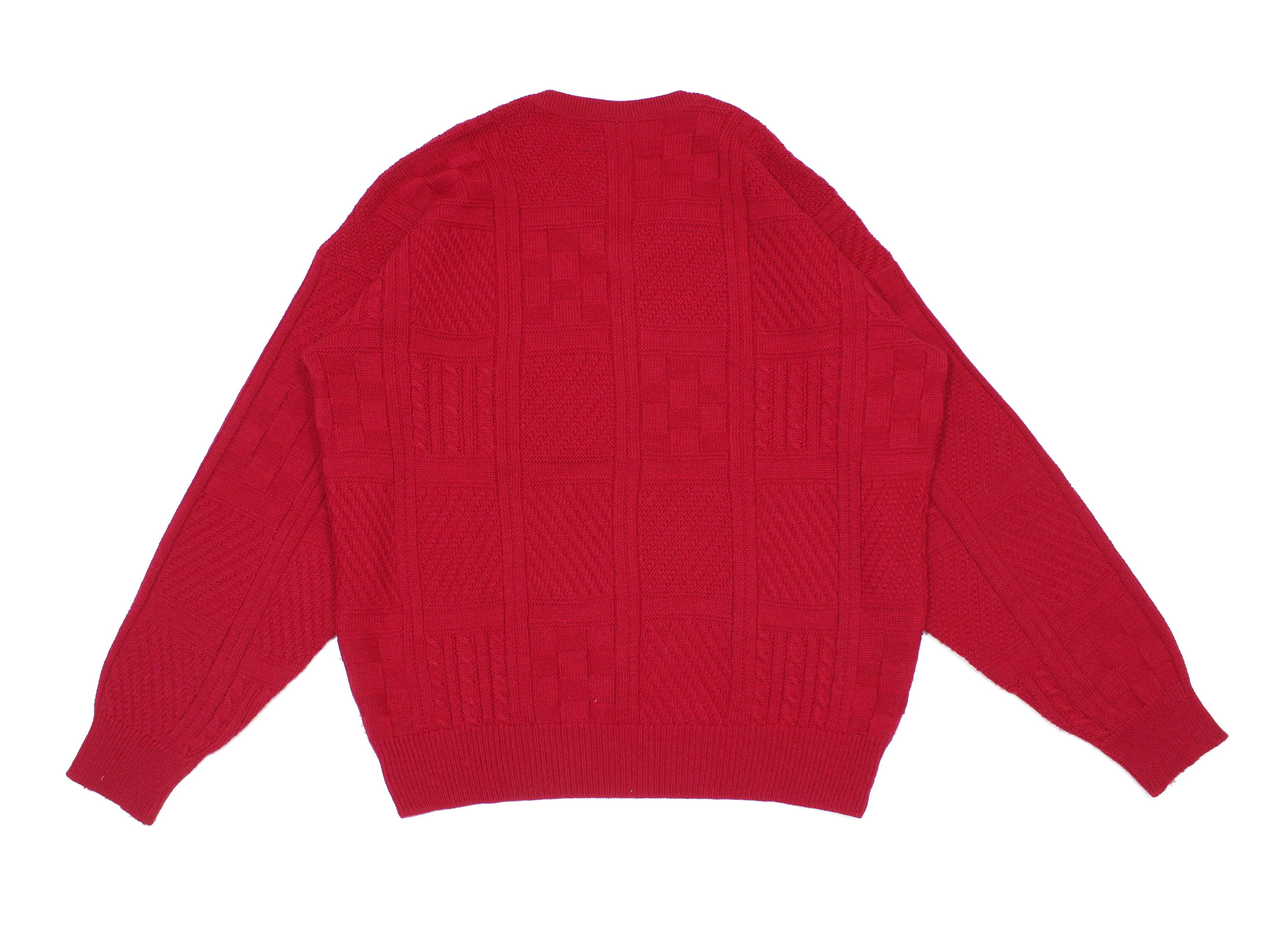 Lacoste 90S Logo Wool Acryl Knit Vintage Size US L / EU 52-54 / 3 - 2 Thumbnail
