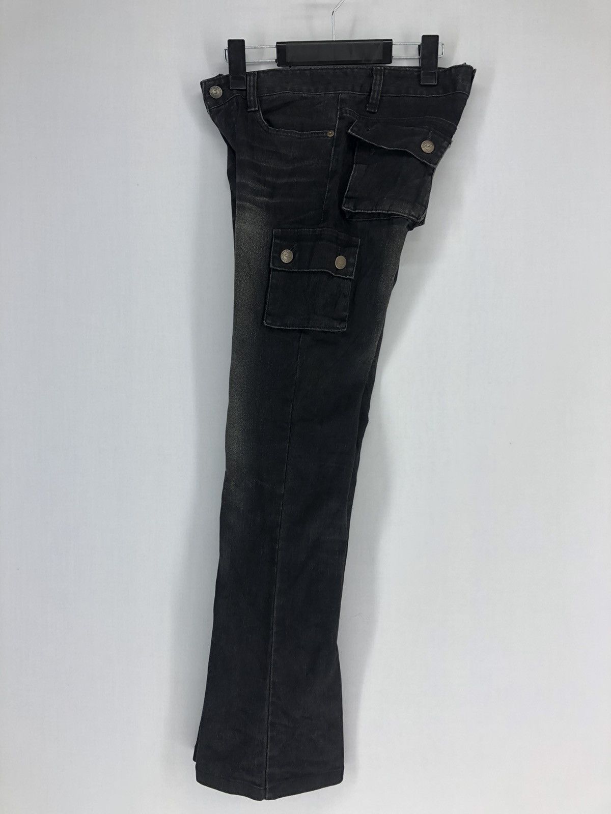 Japanese Brand K heart denim cargo multipockets utility pants Size US 28 / EU 44 - 3 Thumbnail