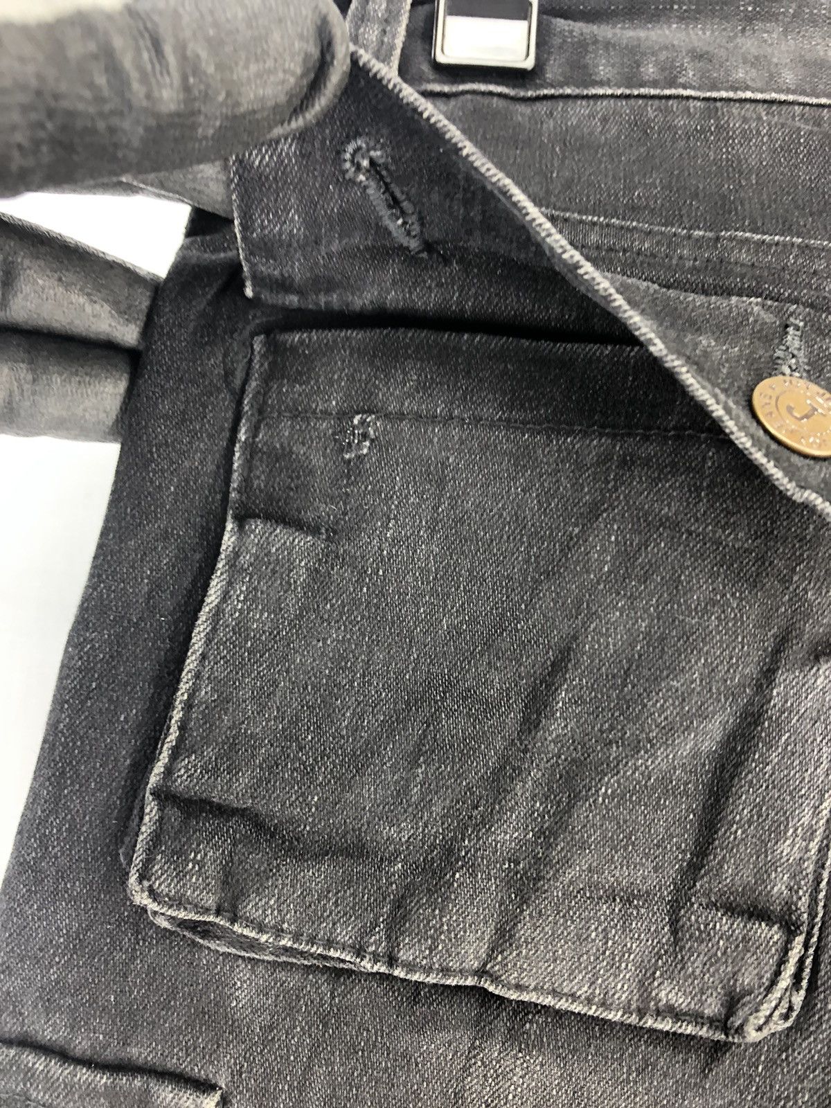 Japanese Brand K heart denim cargo multipockets utility pants Size US 28 / EU 44 - 11 Thumbnail
