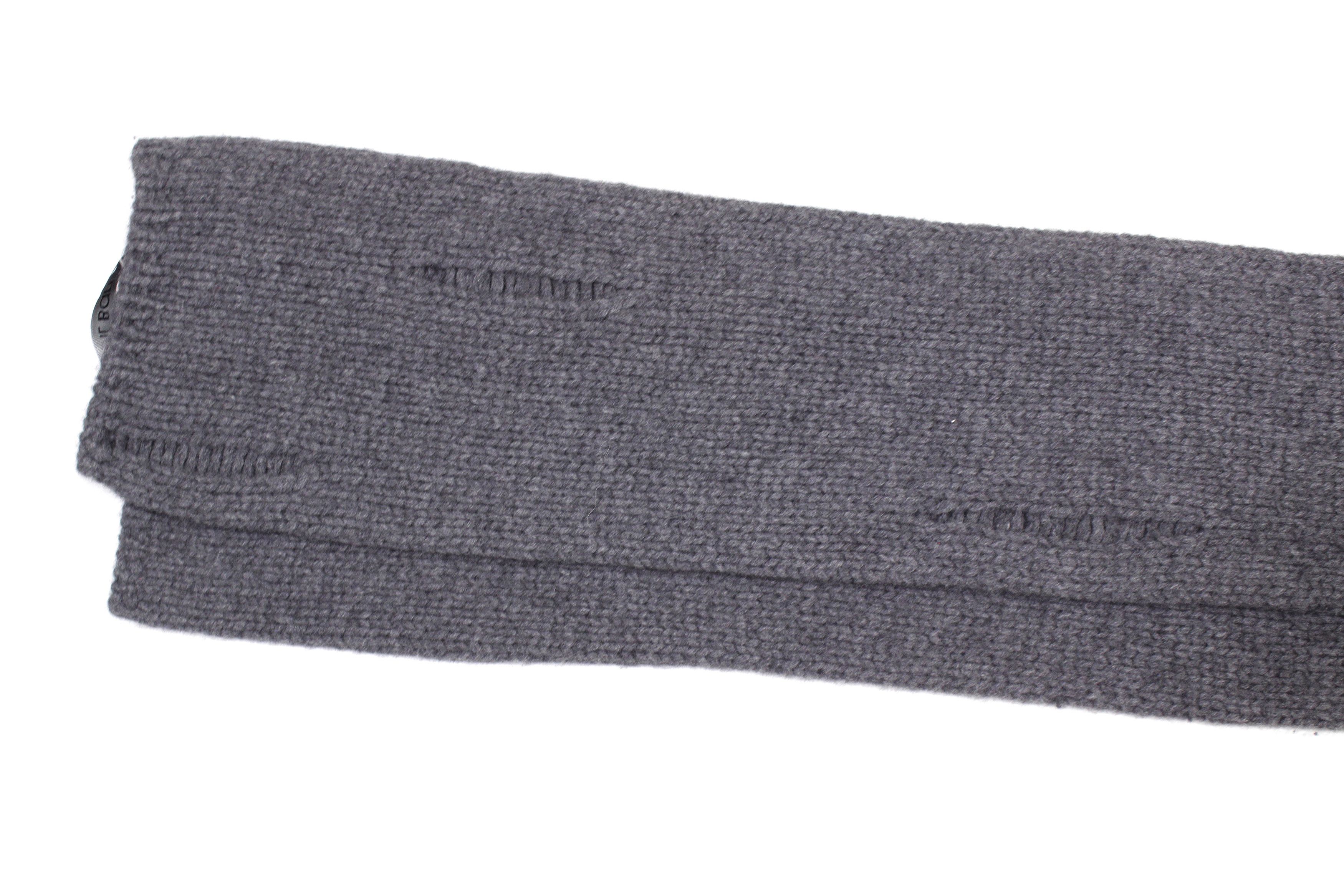 Neil Barrett Wool Ripped Knit Scarf Size ONE SIZE - 8 Thumbnail