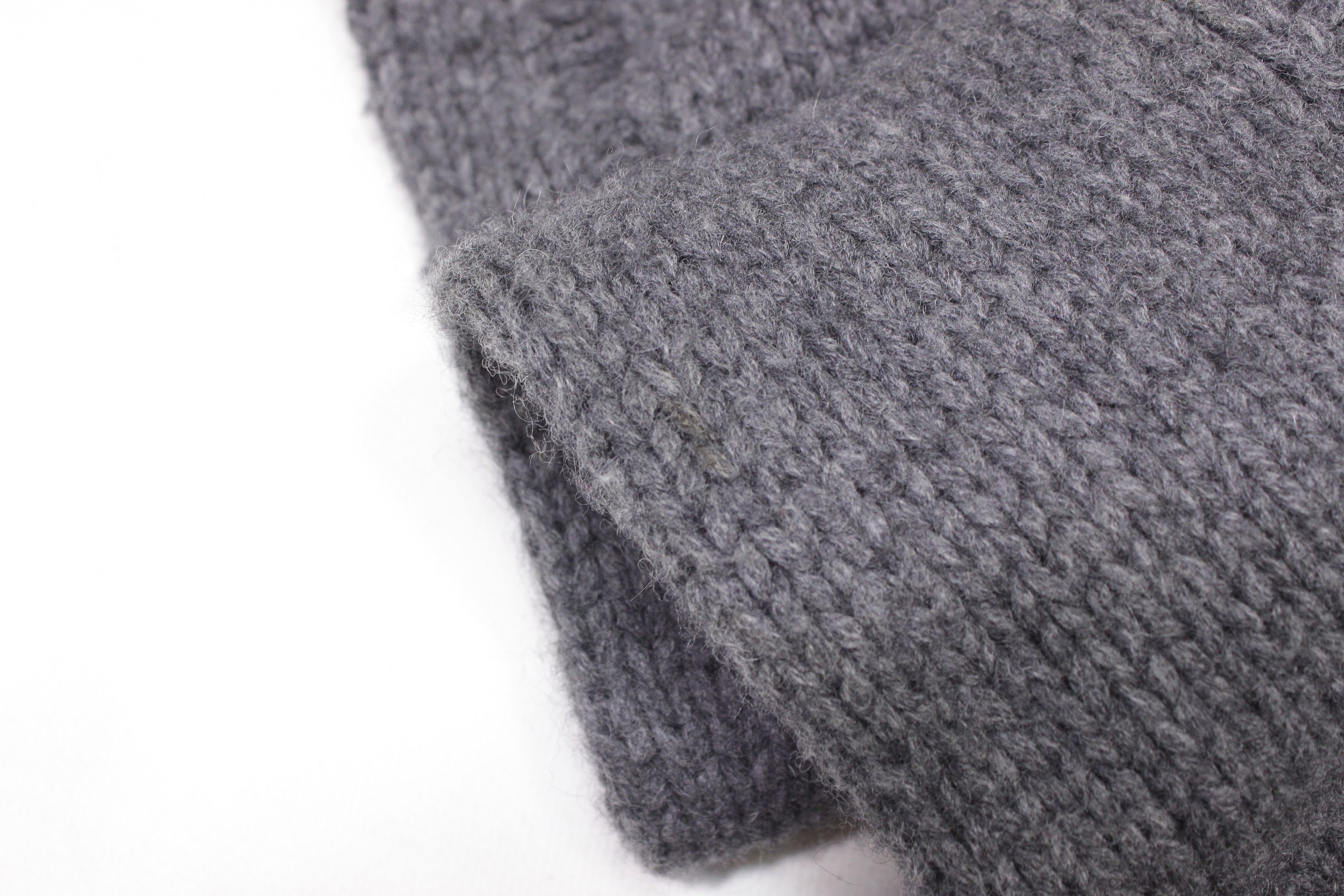Neil Barrett Wool Ripped Knit Scarf Size ONE SIZE - 11 Thumbnail