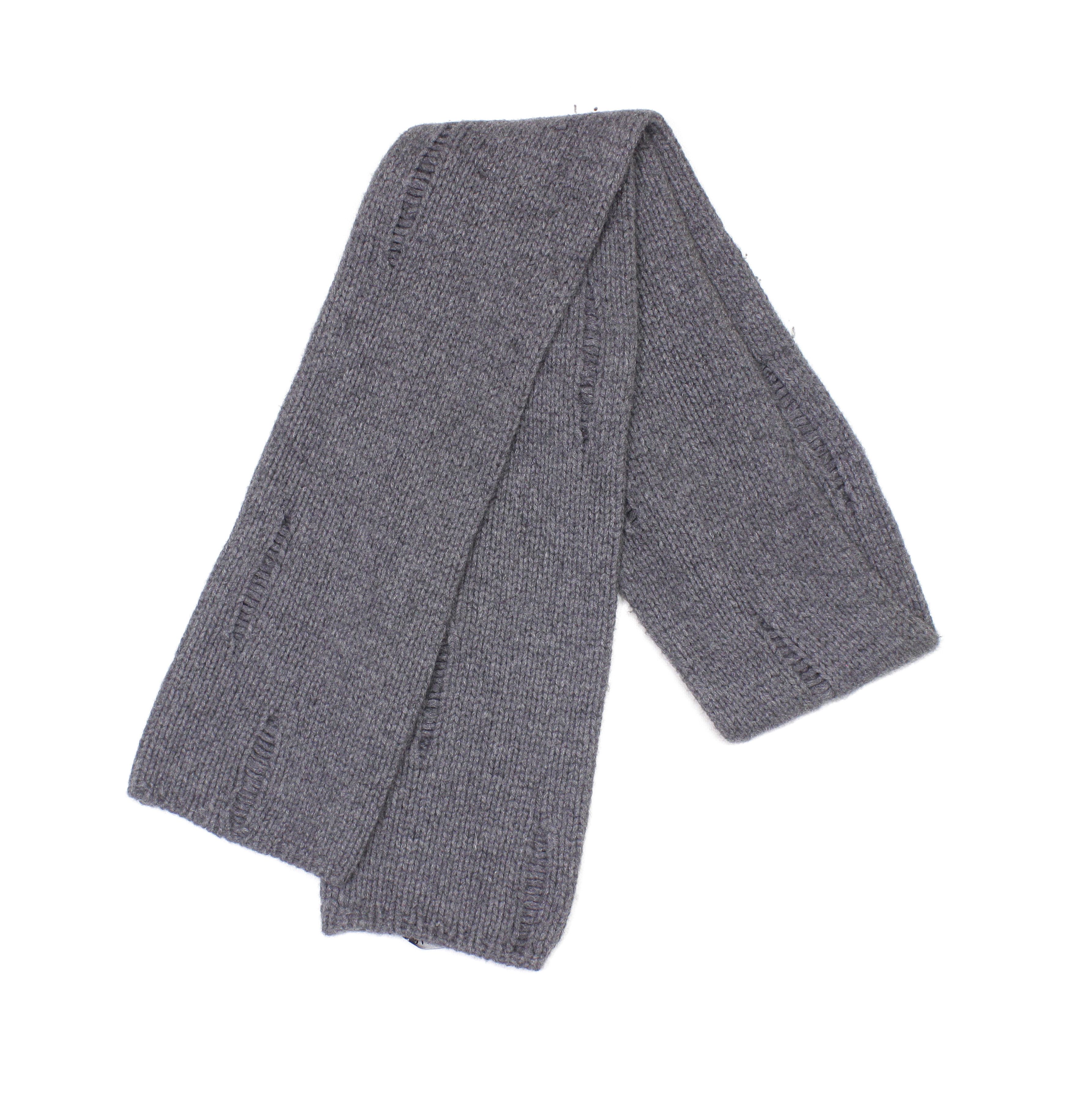 Neil Barrett Wool Ripped Knit Scarf Size ONE SIZE - 1 Thumbnail