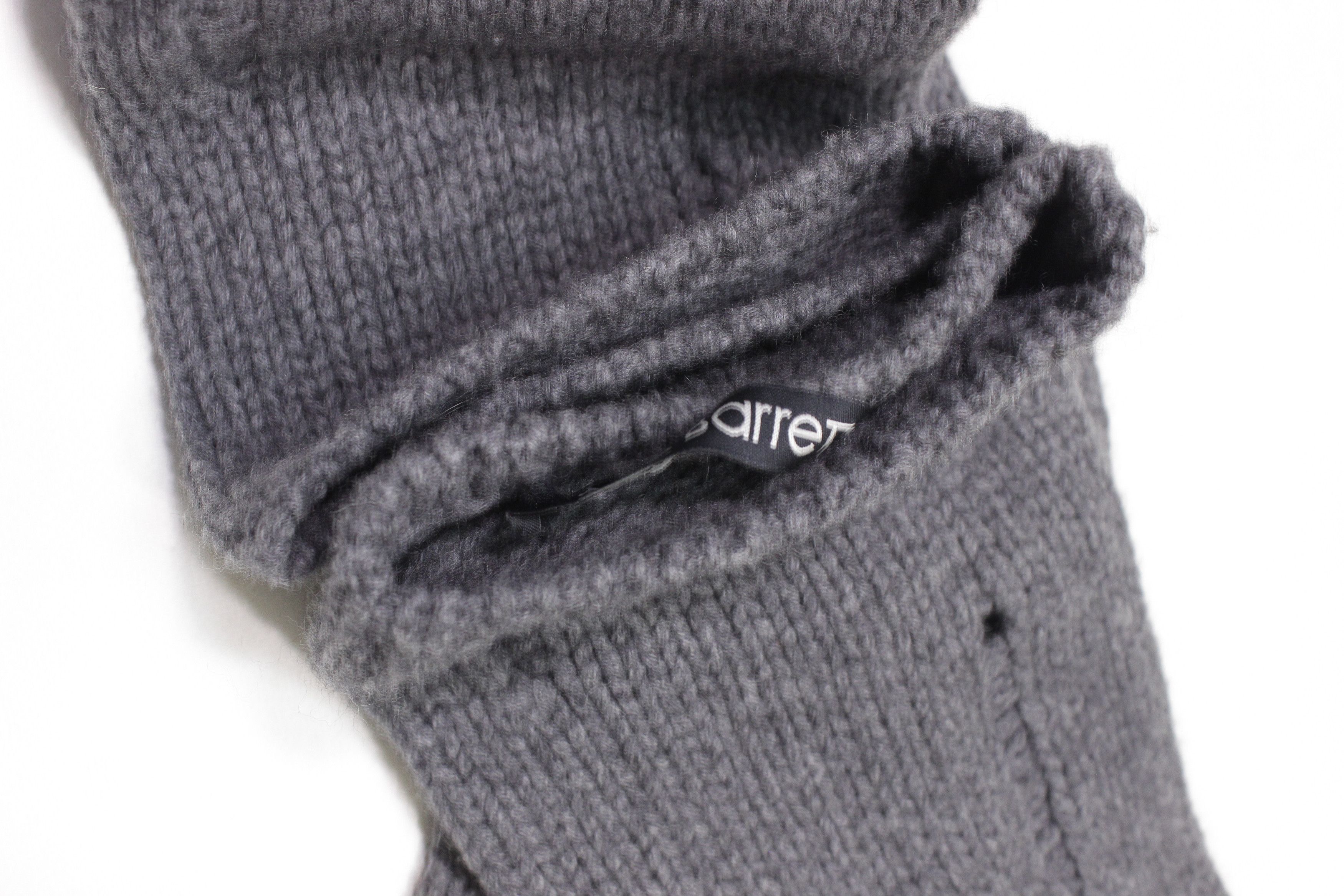 Neil Barrett Wool Ripped Knit Scarf Size ONE SIZE - 10 Thumbnail