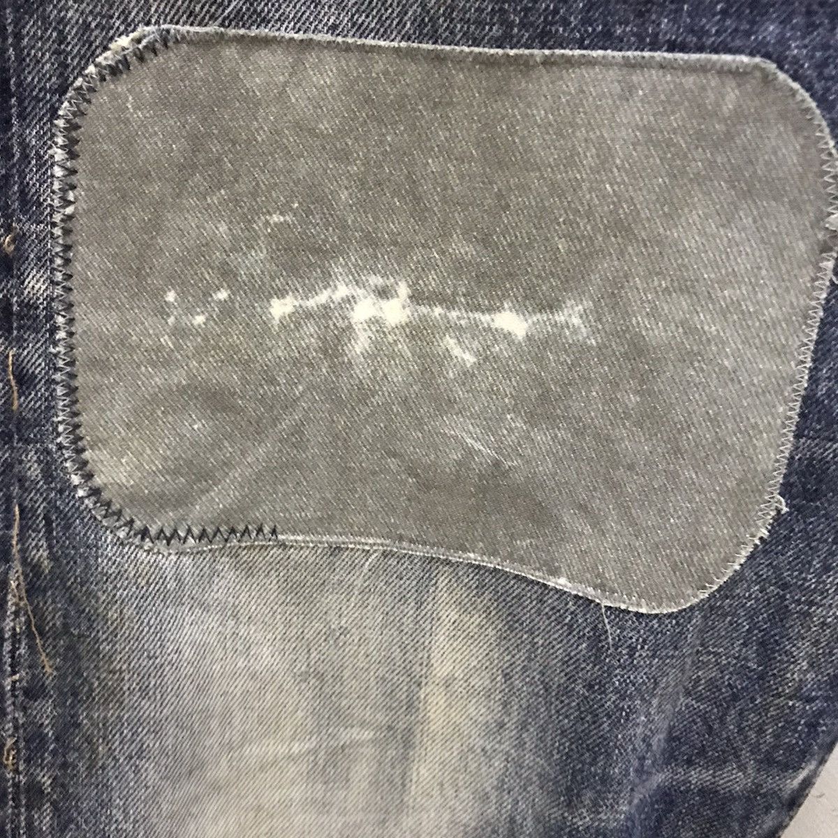 Japanese Brand Vintage RNA Inc. patchwork distressed denim Size US 32 / EU 48 - 11 Thumbnail