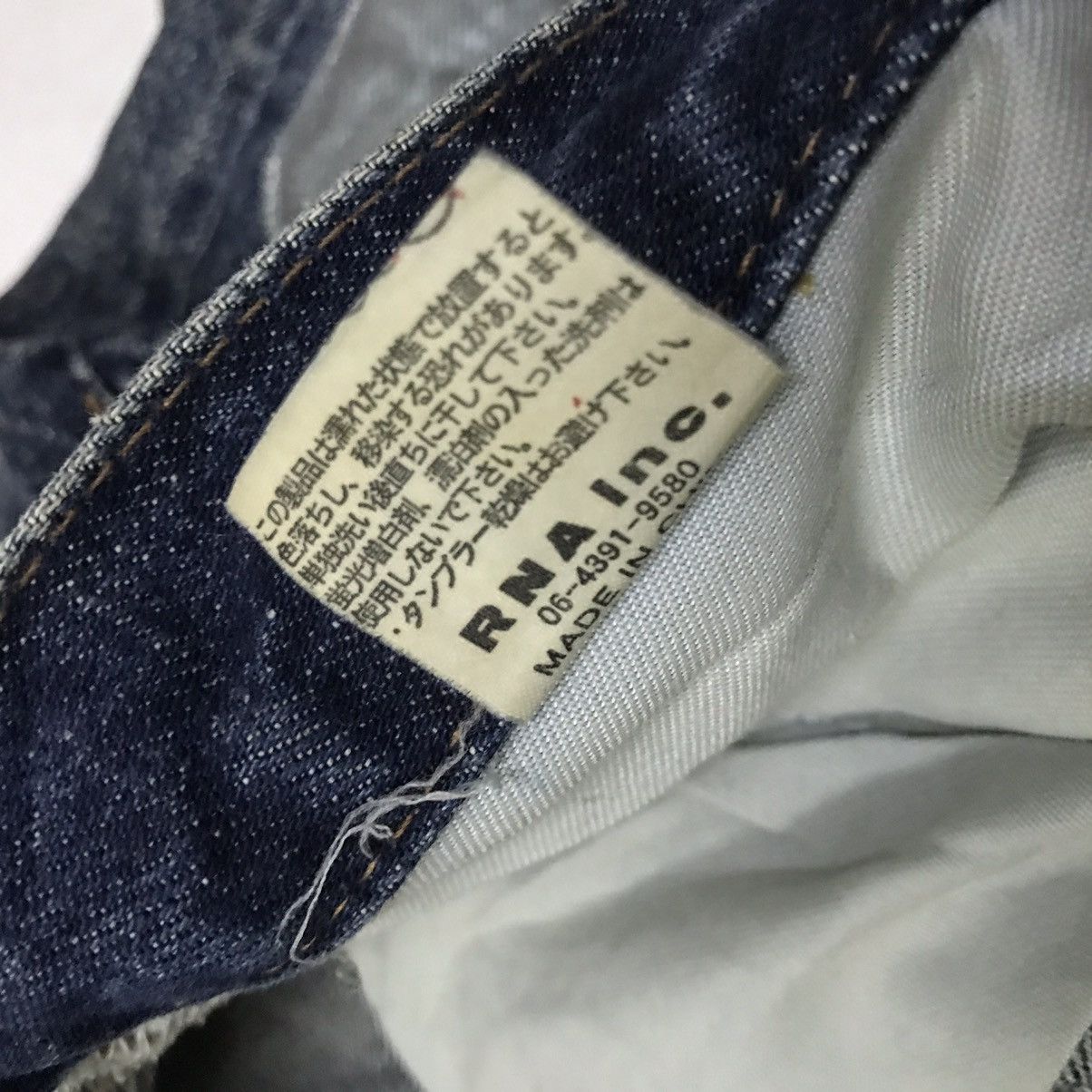 Japanese Brand Vintage RNA Inc. patchwork distressed denim Size US 32 / EU 48 - 13 Thumbnail