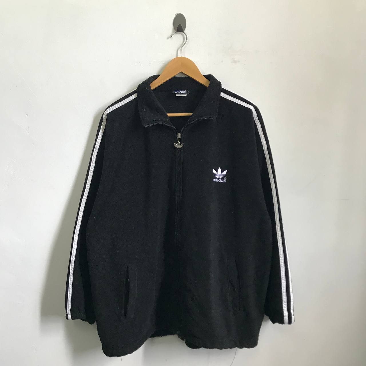 Adidas Adidas fleece vintage jacket | Grailed