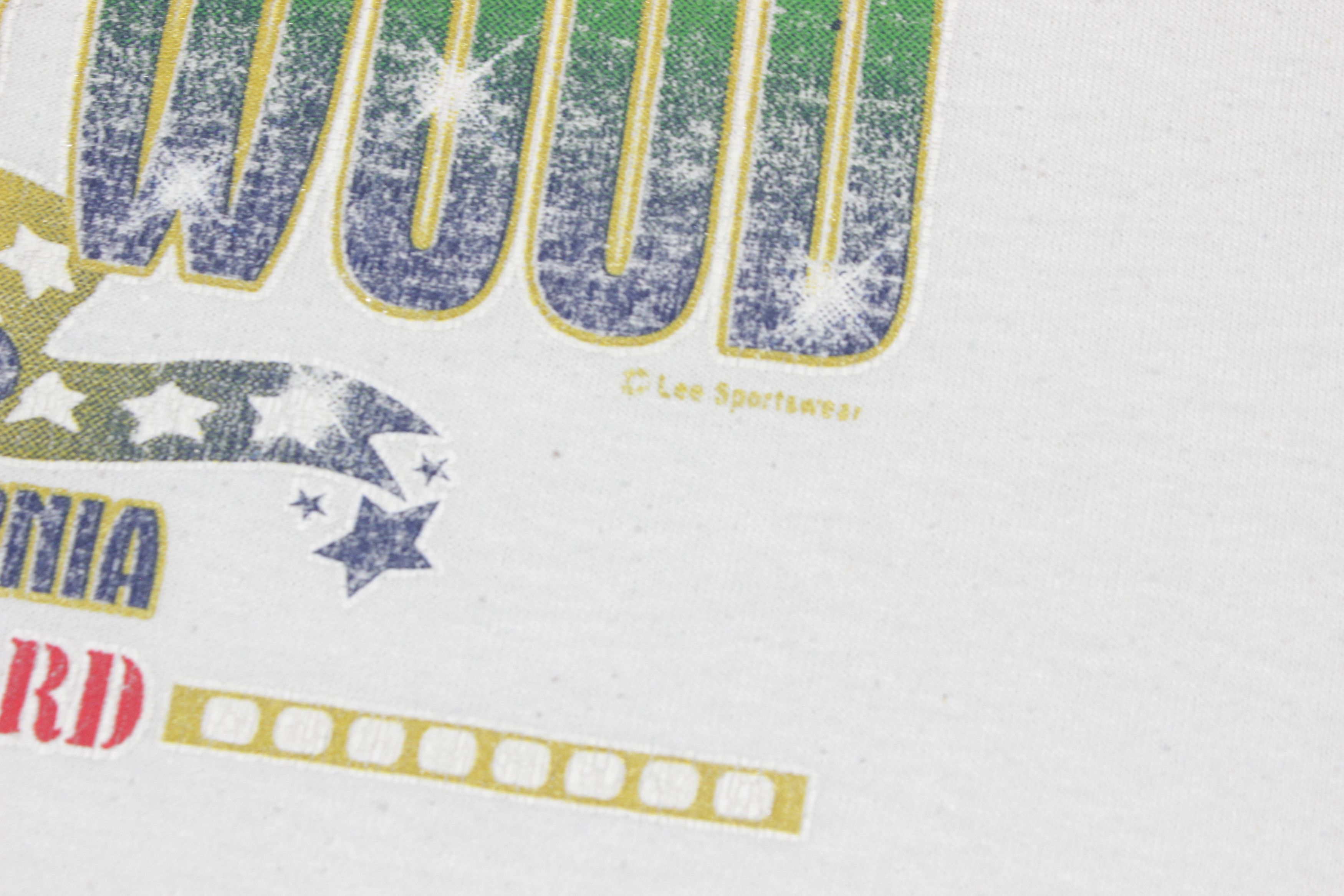 Vintage Hollywood 90S USA Logo T-Shirt Size US L / EU 52-54 / 3 - 5 Thumbnail