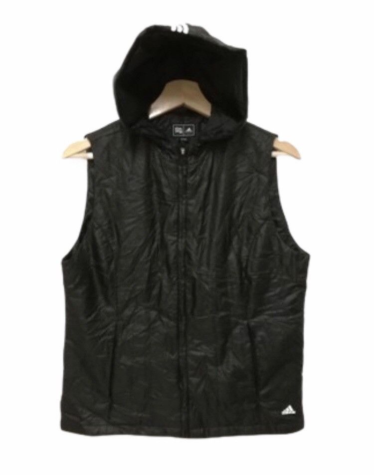 Adidas Adidas Hoodie Sleeve Less Small Logo Adidad Hoodie Vest Size US M / EU 48-50 / 2 - 1 Thumbnail