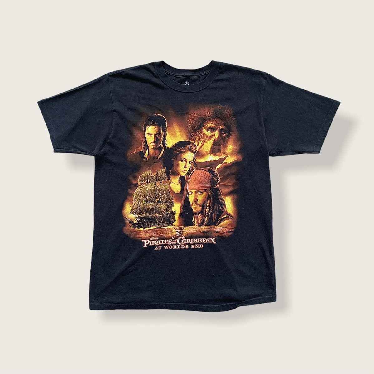 Vintage Pirates Of The Caribbean At Worlds End T Shirt