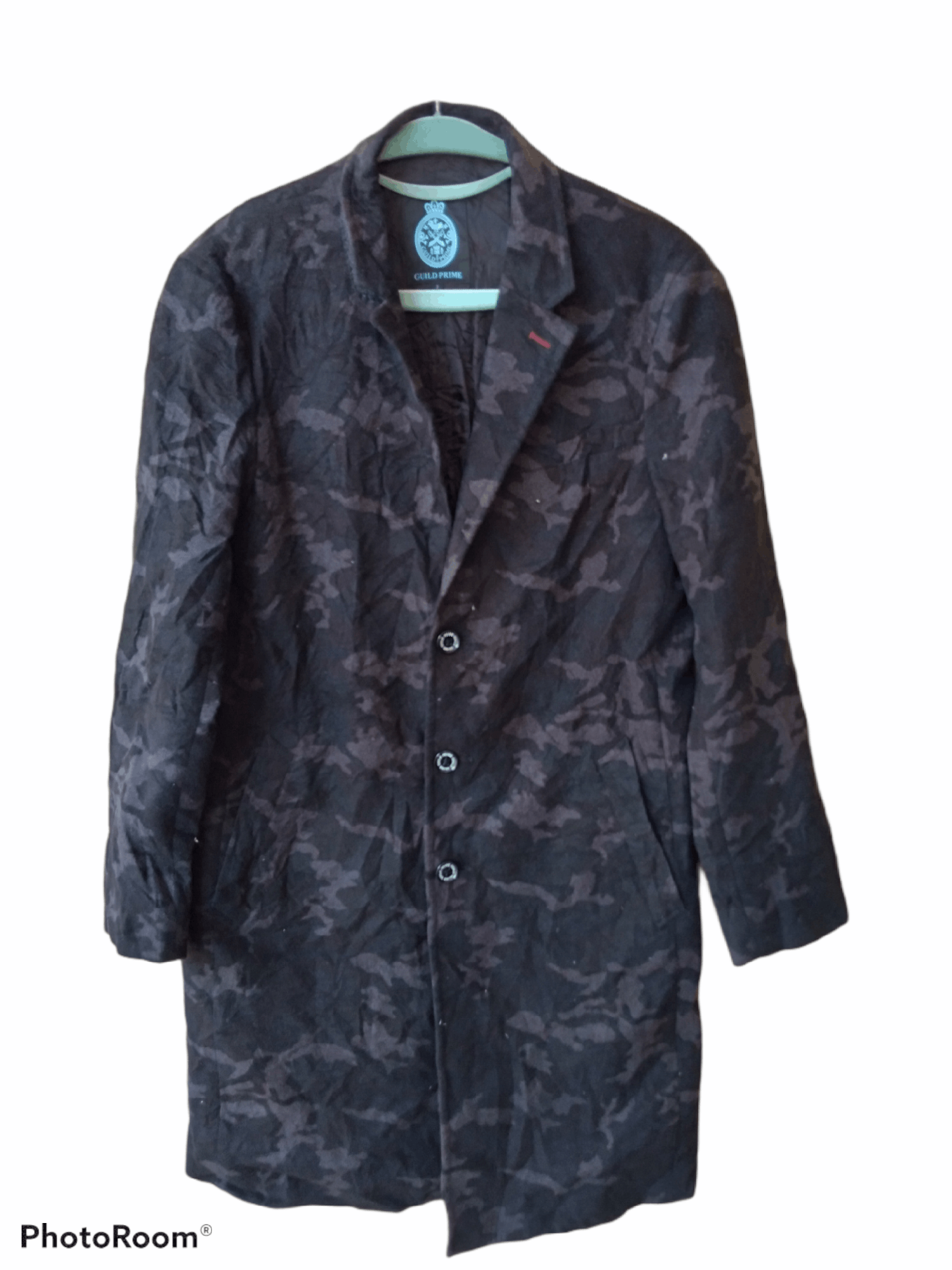 Japanese Brand GUILD PRIME CAMO LONG BLAZER Size US M / EU 48-50 / 2 - 1 Thumbnail