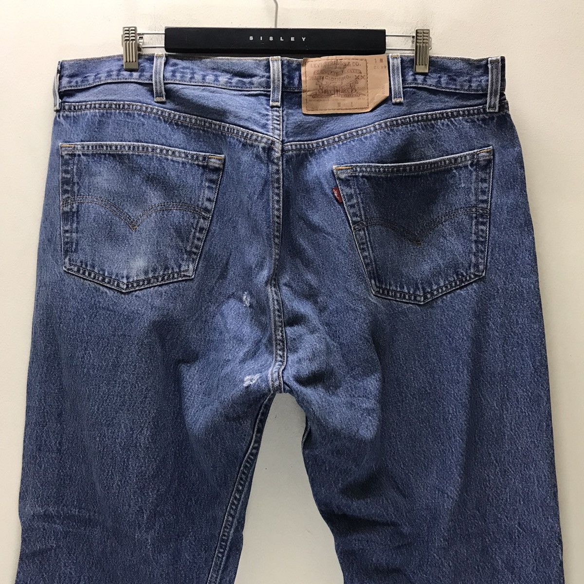 Levi's Vintage 90s Levis 501xx Denim Lightwash Nice Faded 42x41 Size US 42 / EU 58 - 11 Thumbnail