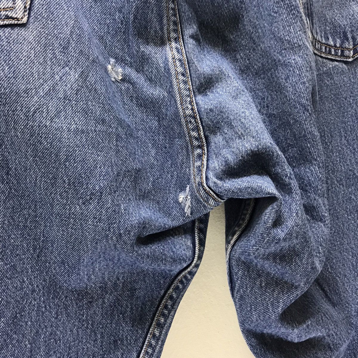 Levi's Vintage 90s Levis 501xx Denim Lightwash Nice Faded 42x41 Size US 42 / EU 58 - 14 Thumbnail