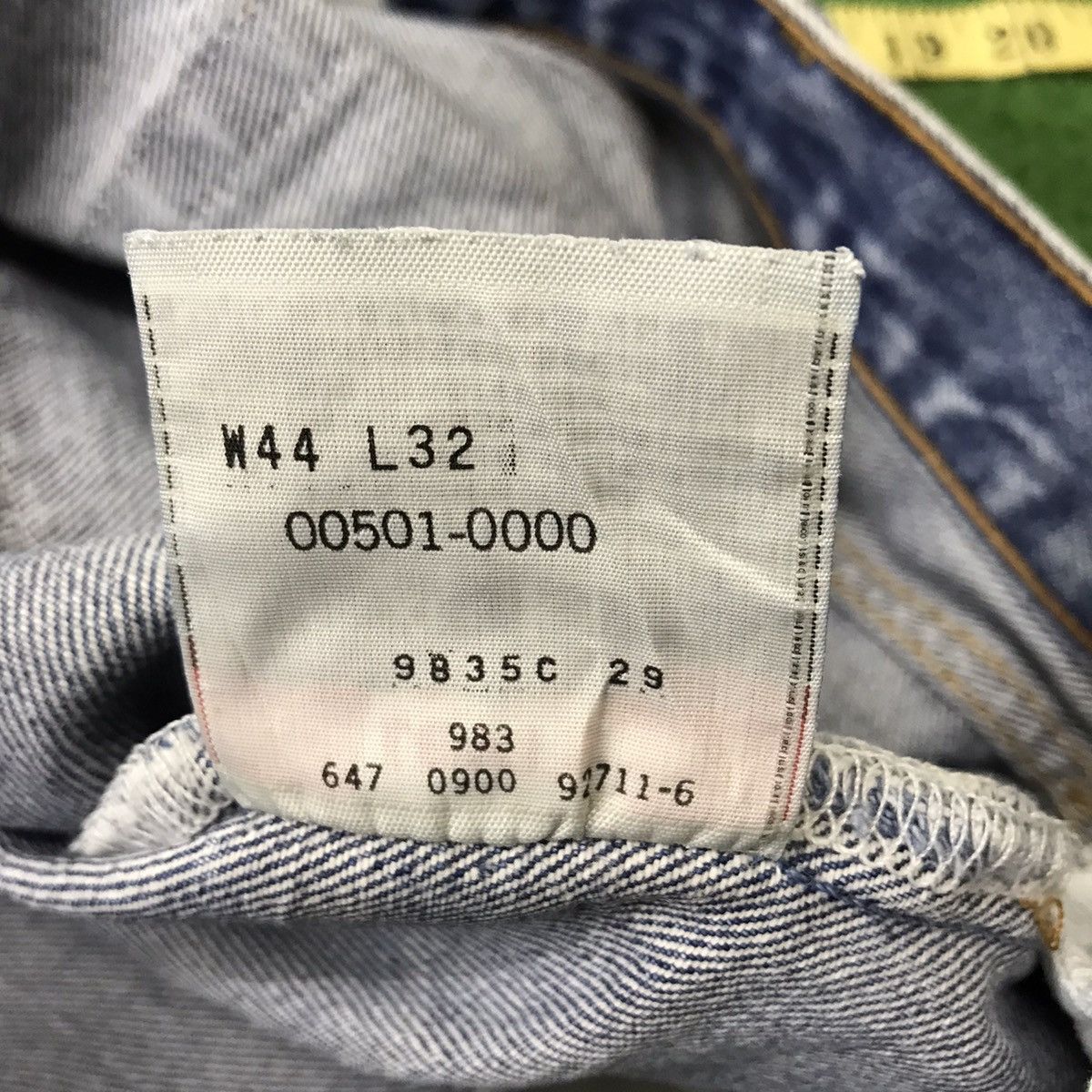 Levi's Vintage 90s Levis 501xx Denim Lightwash Nice Faded 42x41 Size US 42 / EU 58 - 23 Thumbnail